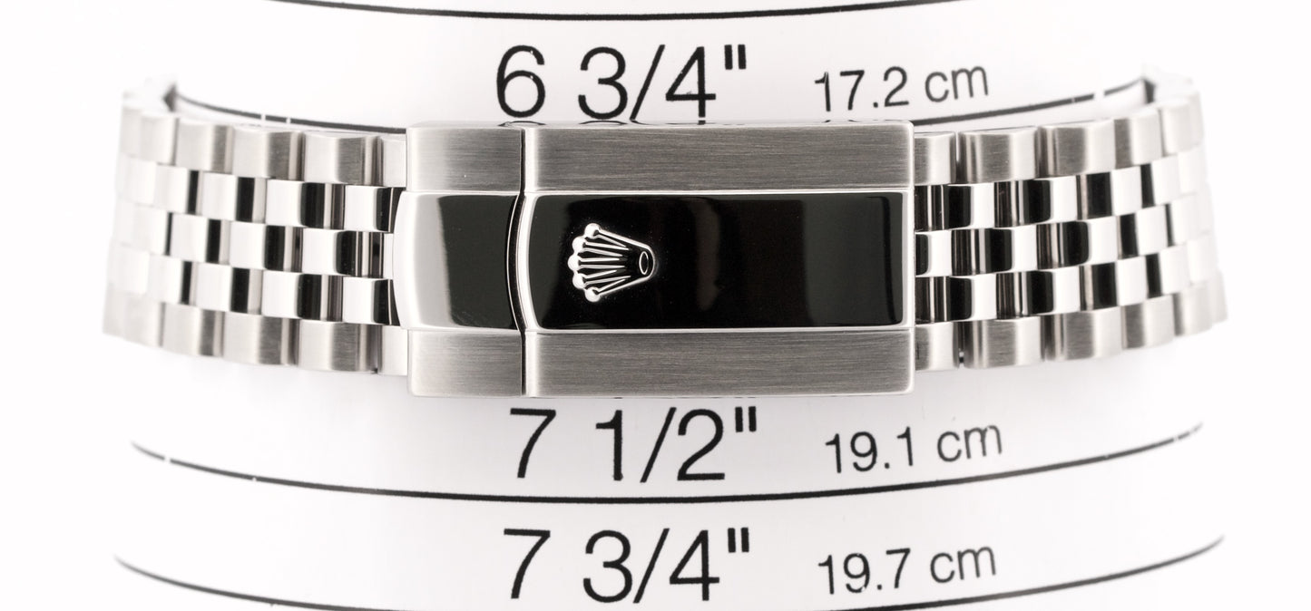 2023 PAPERS Rolex DateJust WHITE ROMAN 36mm Steel 18K Gold JUBILEE 126234 BOX