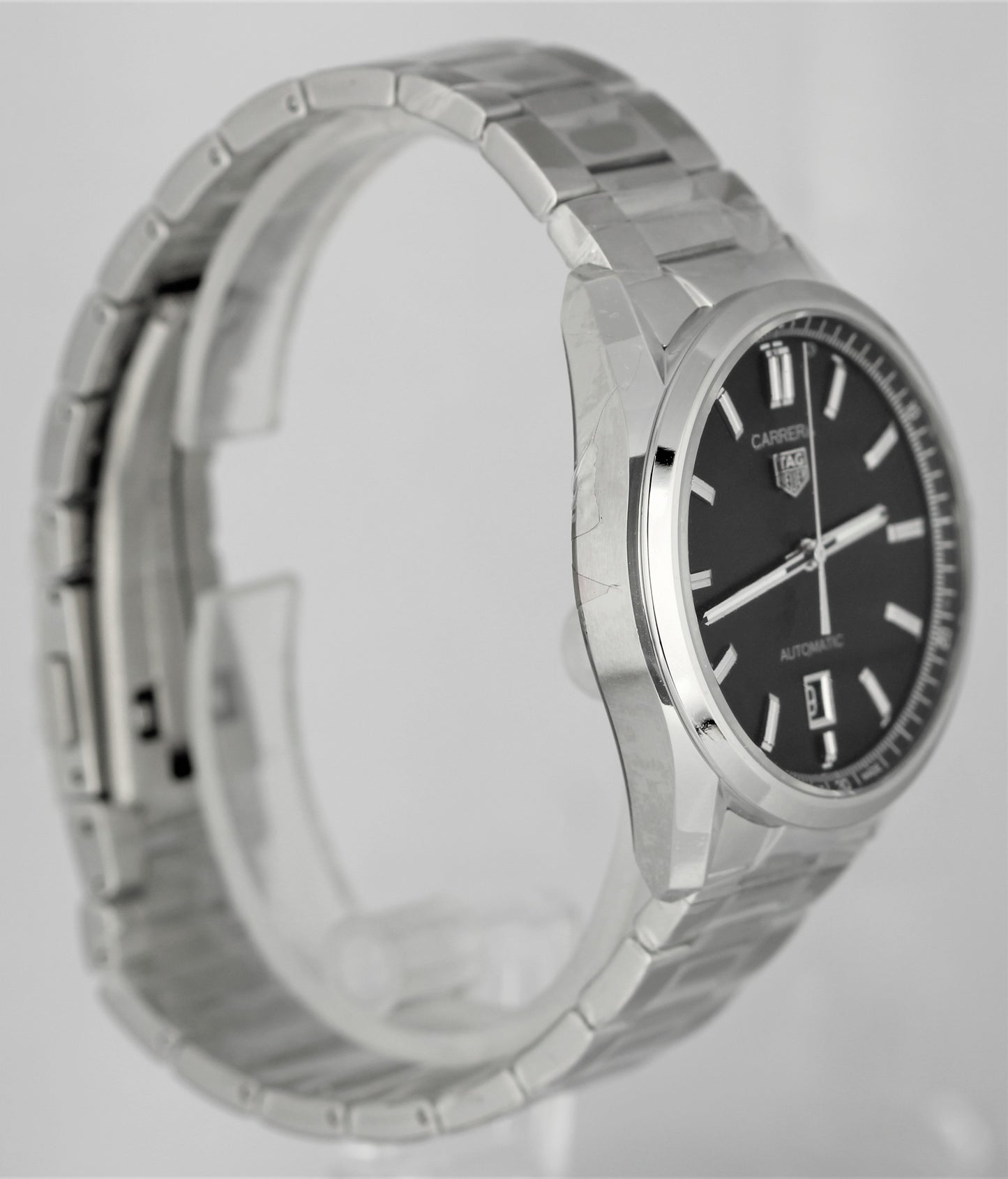 NEW 2023 PAPERS Tag Heuer Carrera Date Steel Black 39mm WBN2110.BA0639 Watch