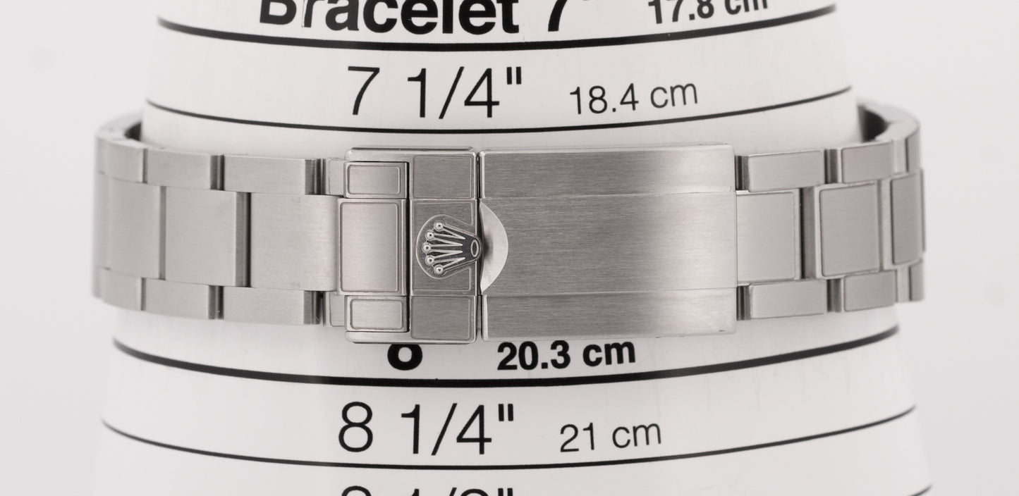 2020 PAPERS Rolex Explorer II 42mm 216570 POLAR WHITE Orange Steel GMT Watch BOX