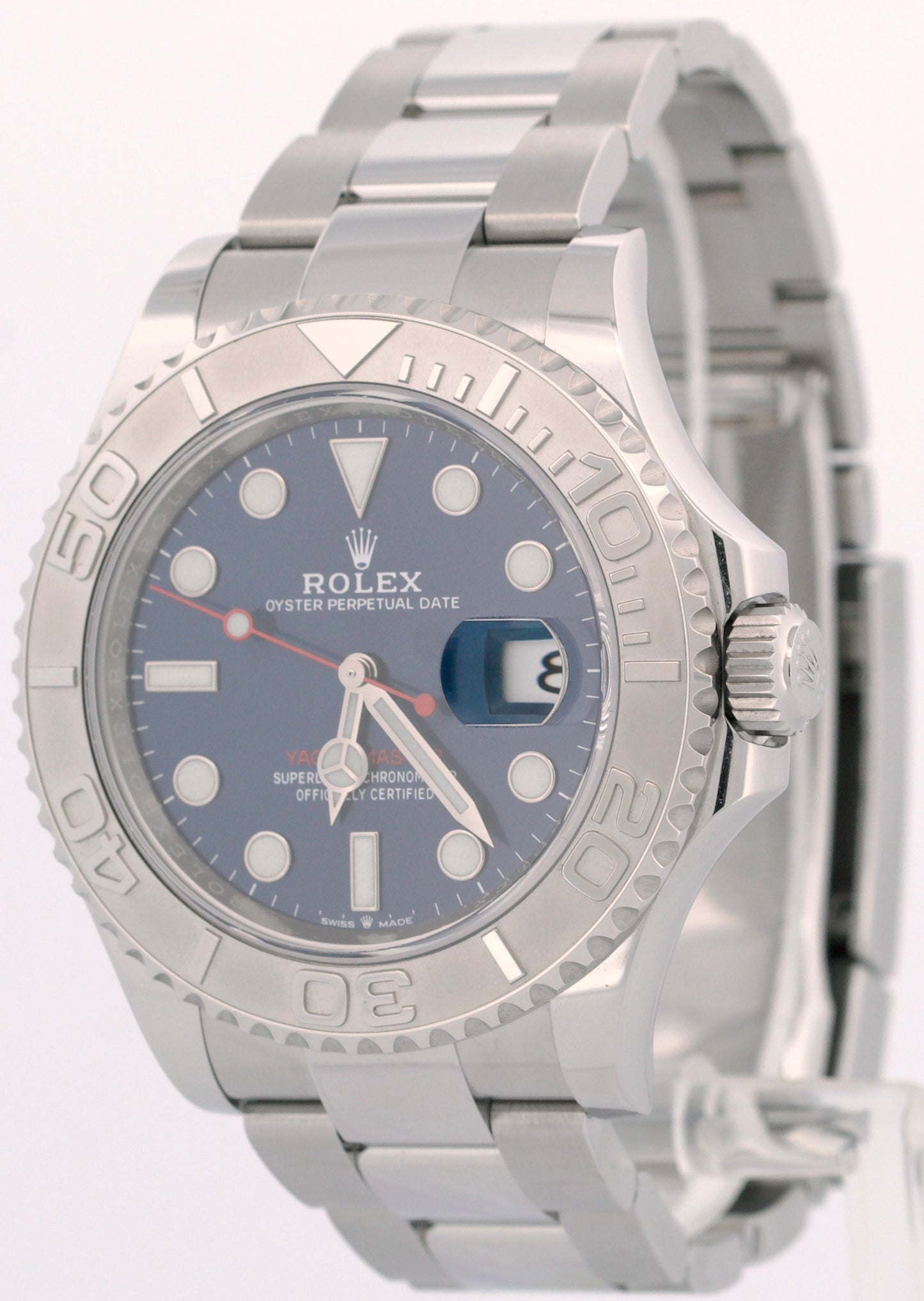 MINT PAPERS Rolex Yacht-Master 40 BLUE Platinum Stainless Steel 126622 Watch BOX