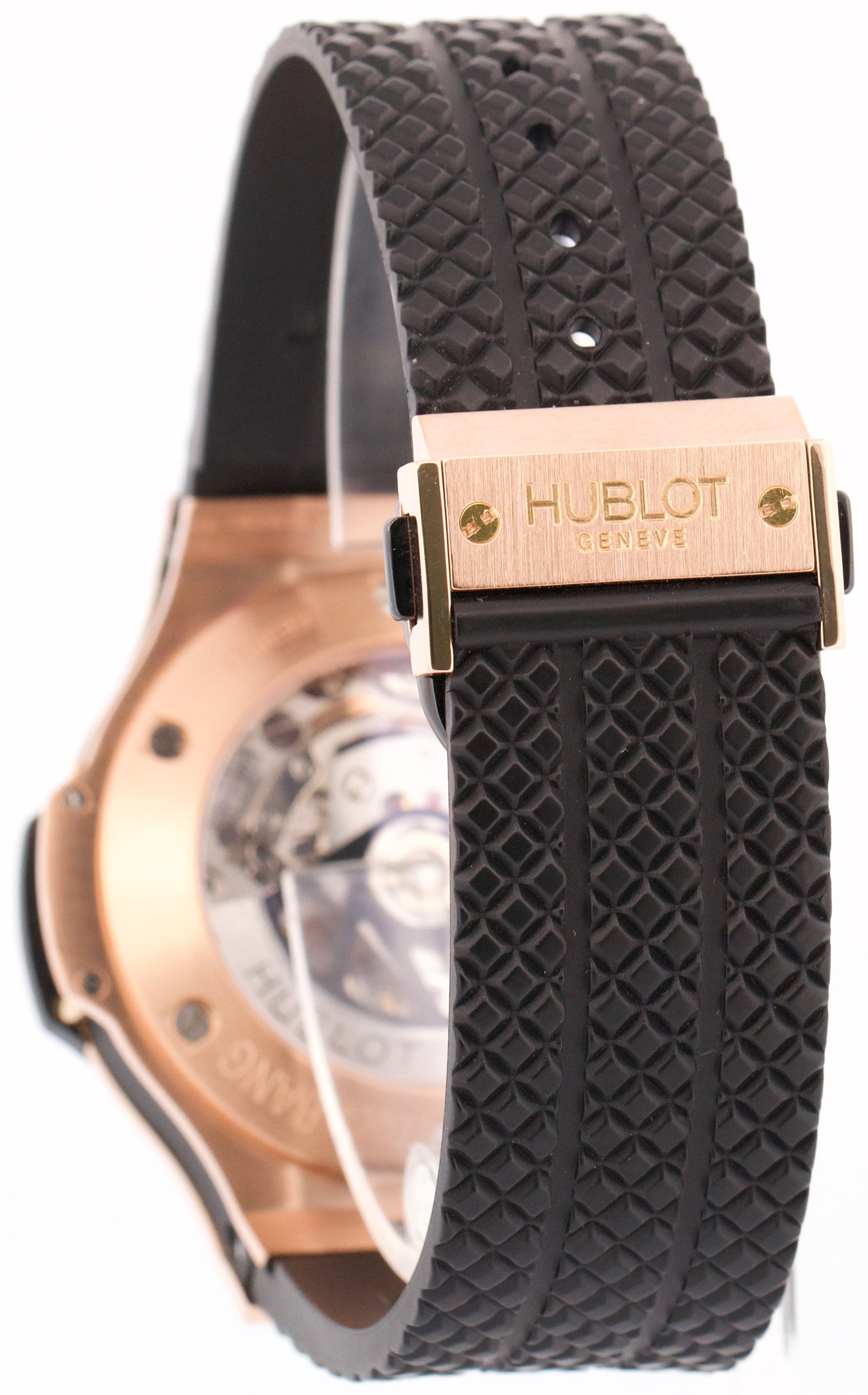 Hublot Big Bang Black 301.PB.131.RX Black 18K Rose Gold CARBON Rubber 44mm Watch