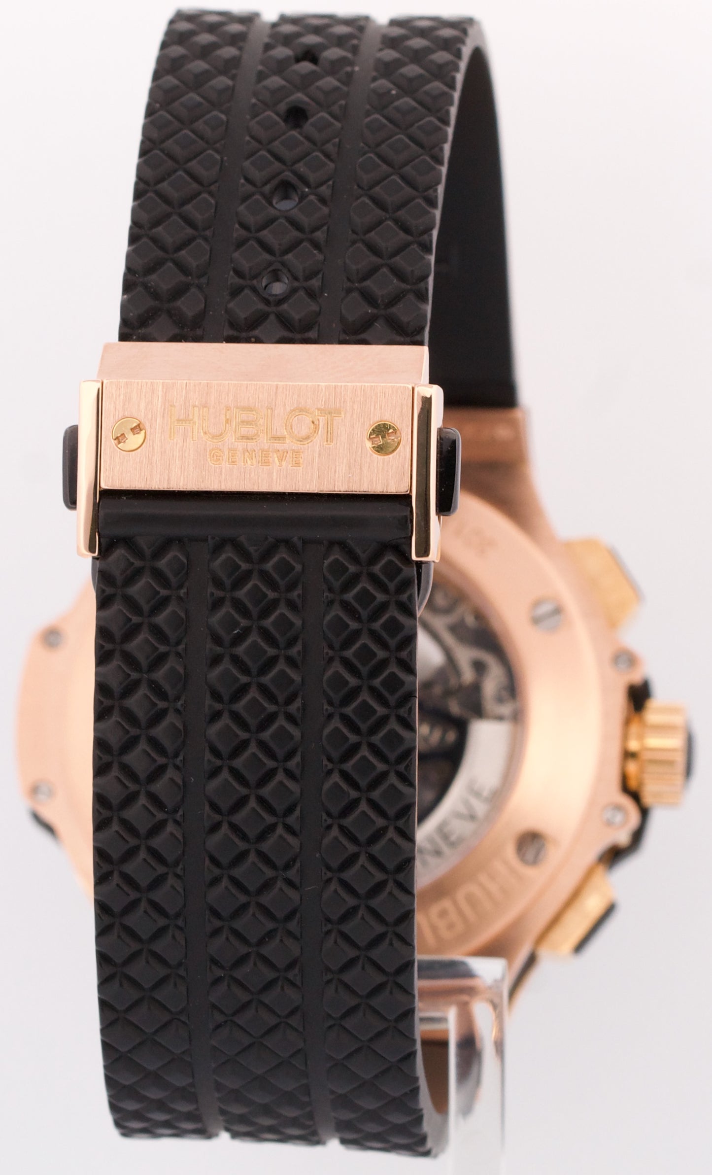 Hublot Big Bang Black 301.PB.131.RX Black 18K Rose Gold CARBON Rubber 44mm Watch