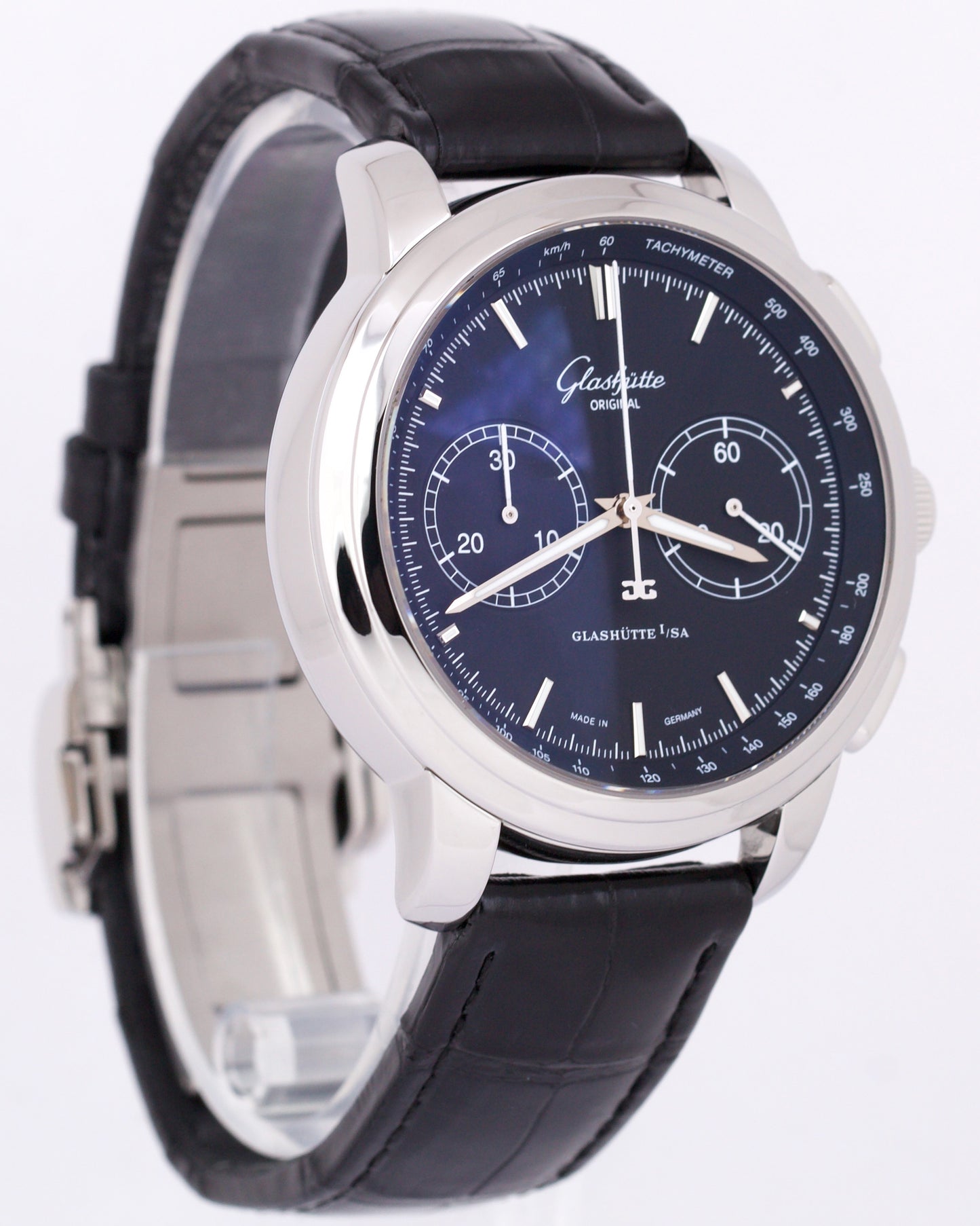 MINT PAPERS Glashutte Original Senator XL 44mm Automatic 39-34-20-42-04 BOX