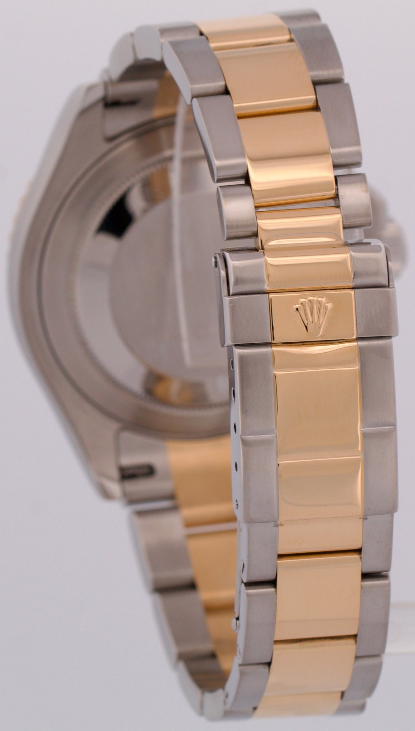 MINT Rolex Yacht-Master 40mm BLUE 18K Two-Tone 18K Yellow Gold Steel 16623 Watch