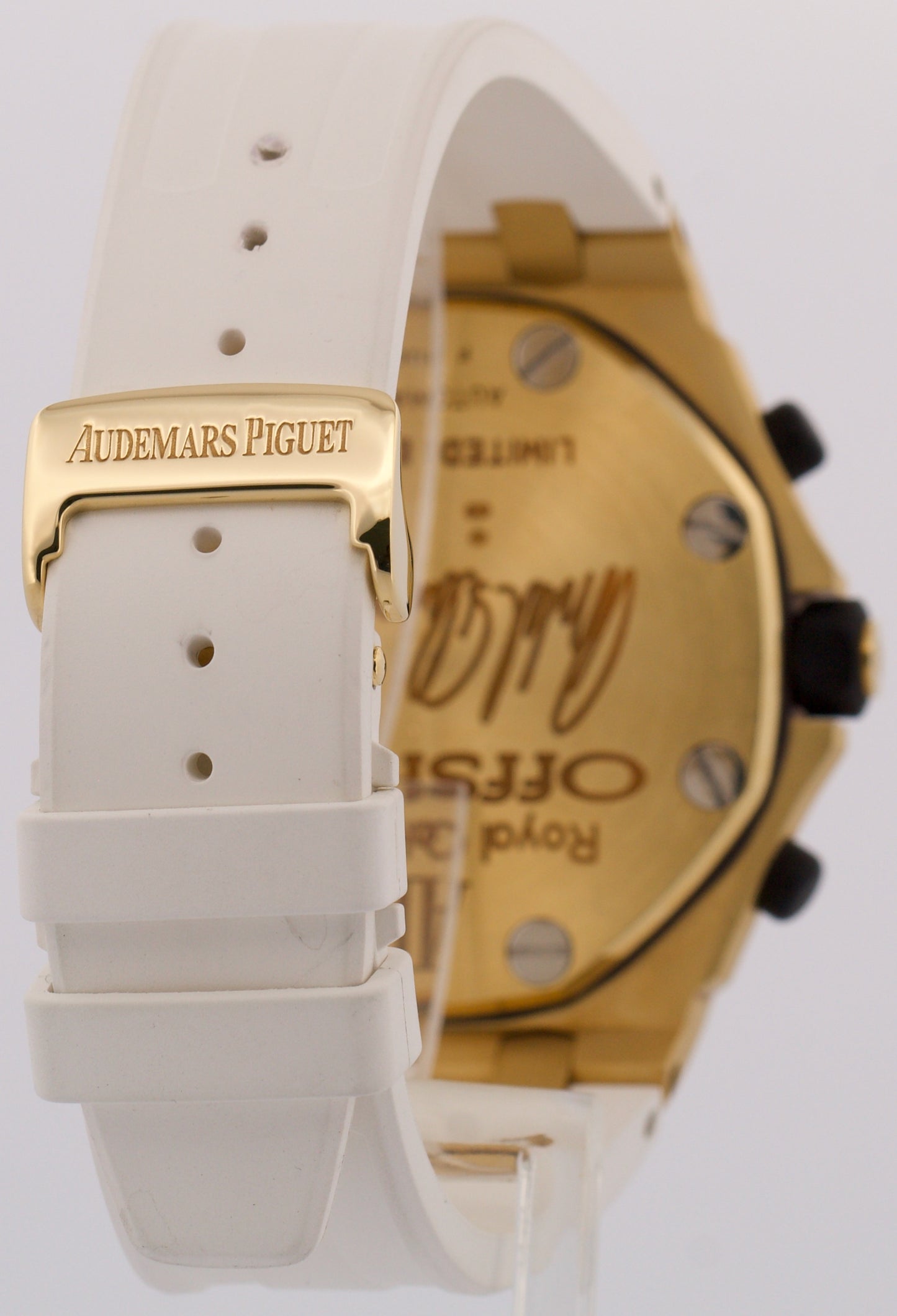 PAPERS Audemars Piguet Royal Oak ARNOLD SCHWARZENEGGER 18k 42mm 26007BA BOX