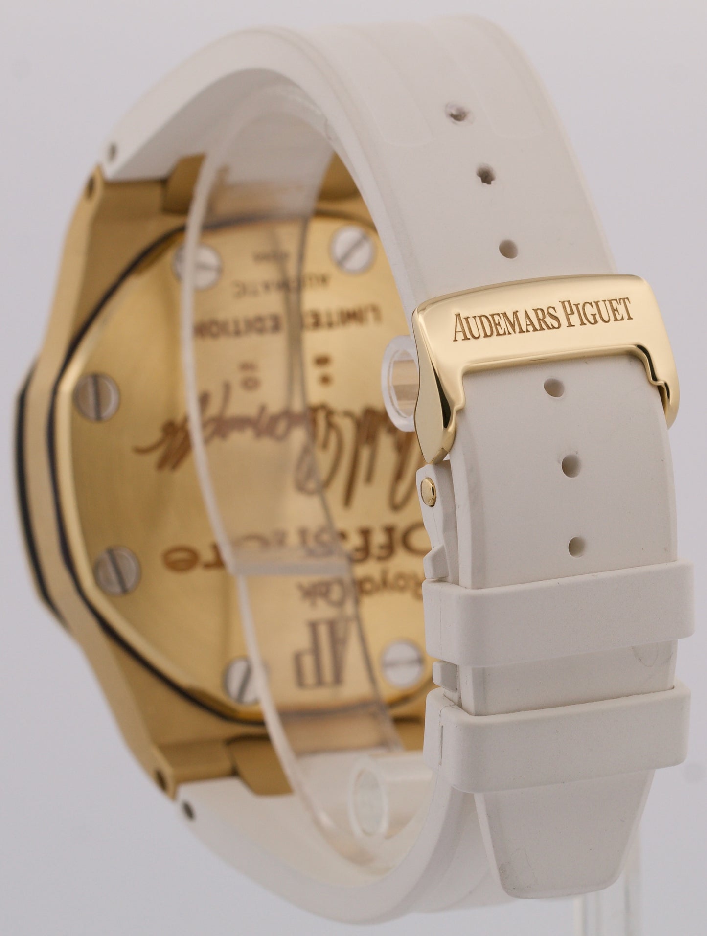 PAPERS Audemars Piguet Royal Oak ARNOLD SCHWARZENEGGER 18k 42mm 26007BA BOX