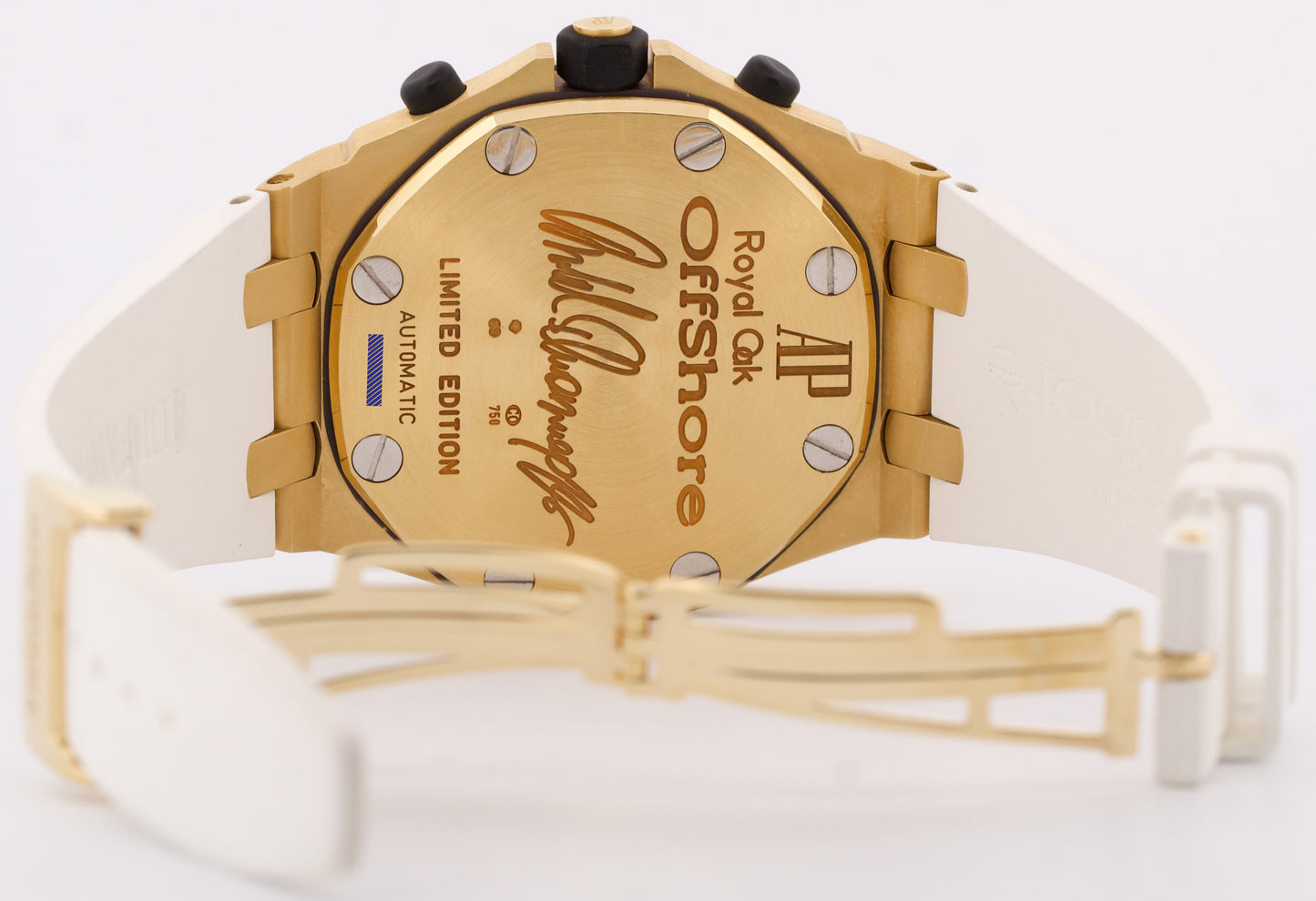 PAPERS Audemars Piguet Royal Oak ARNOLD SCHWARZENEGGER 18k 42mm 26007BA BOX