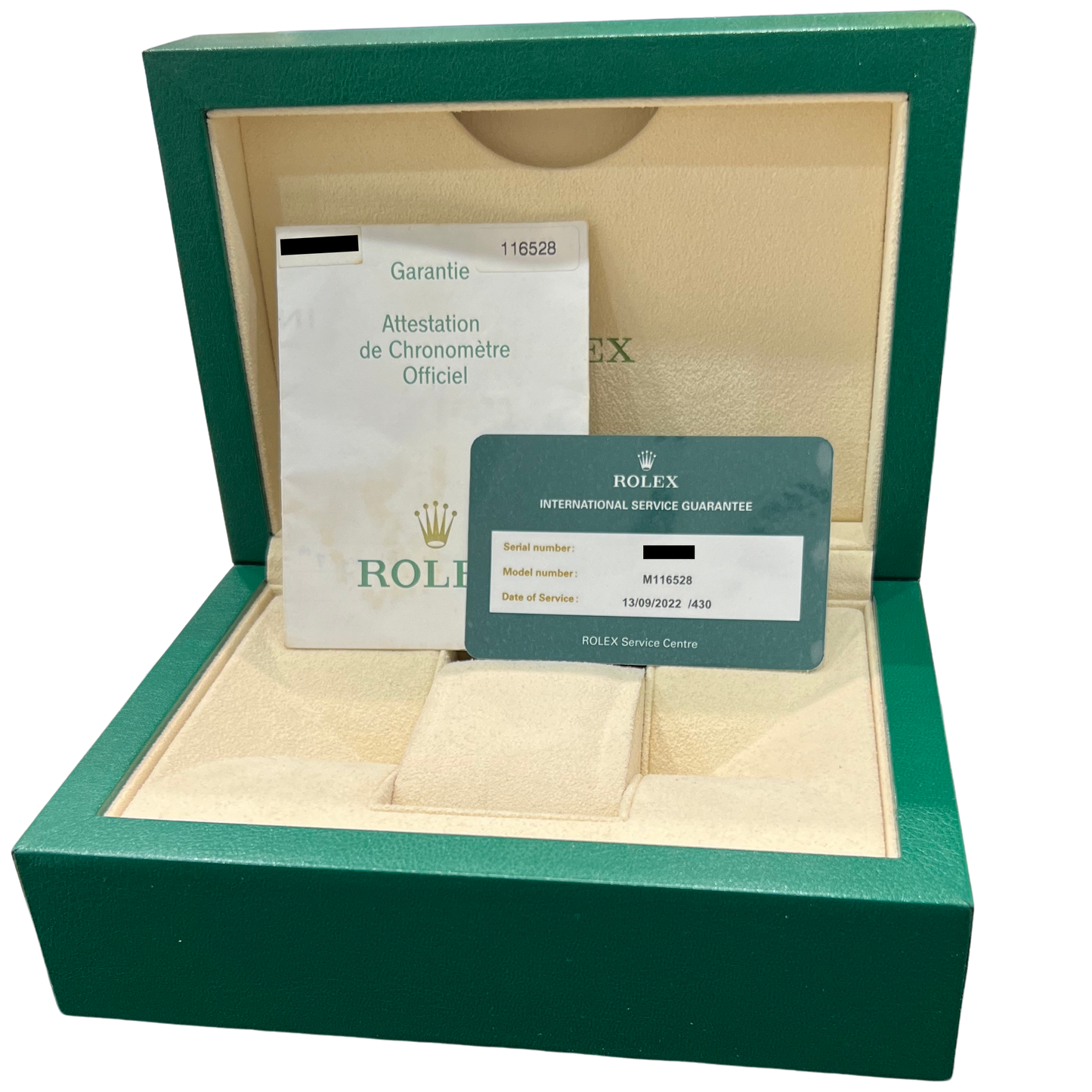 2022 RSC PAPERS Rolex Daytona Cosmograph NEWMAN 18K Yellow Gold 40mm 116528 BOX