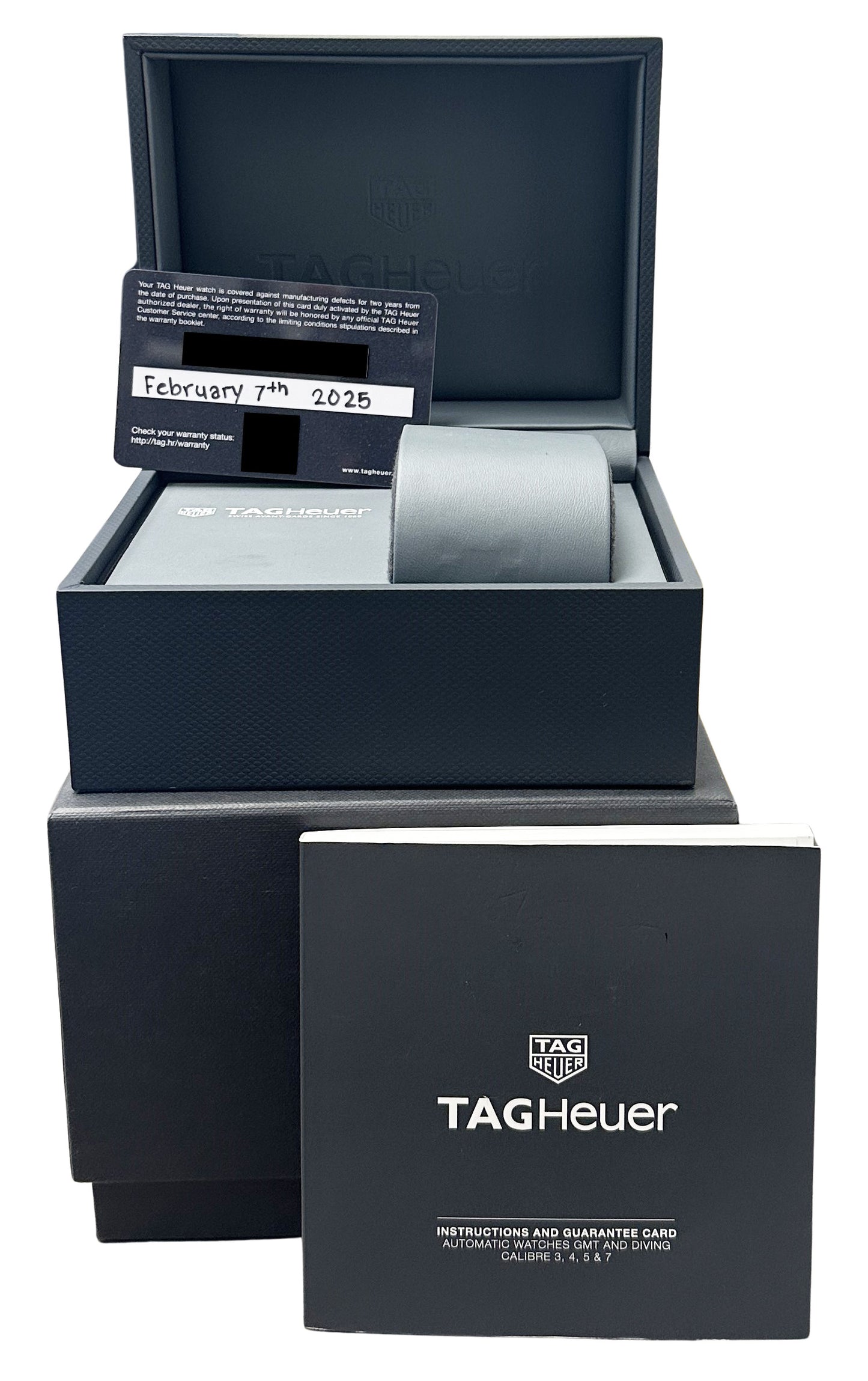 FEB 2025 PAPERS Tag Heuer Formula 1 Stainless Steel Black 41mm WAZ1112 Watch BOX