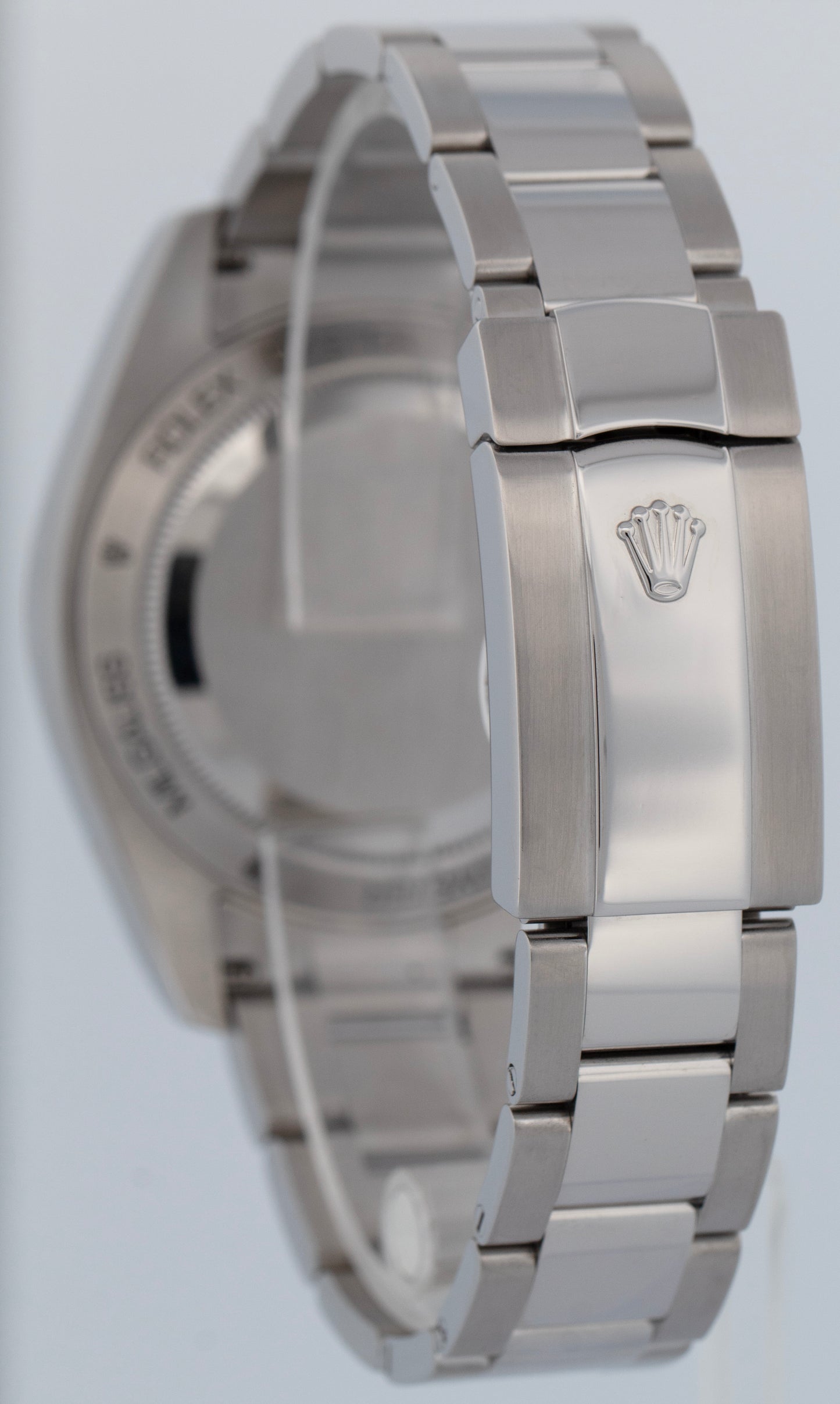 MINT Rolex Milgauss BLACK Orange Stainless Steel 40mm Oyster Watch 116400