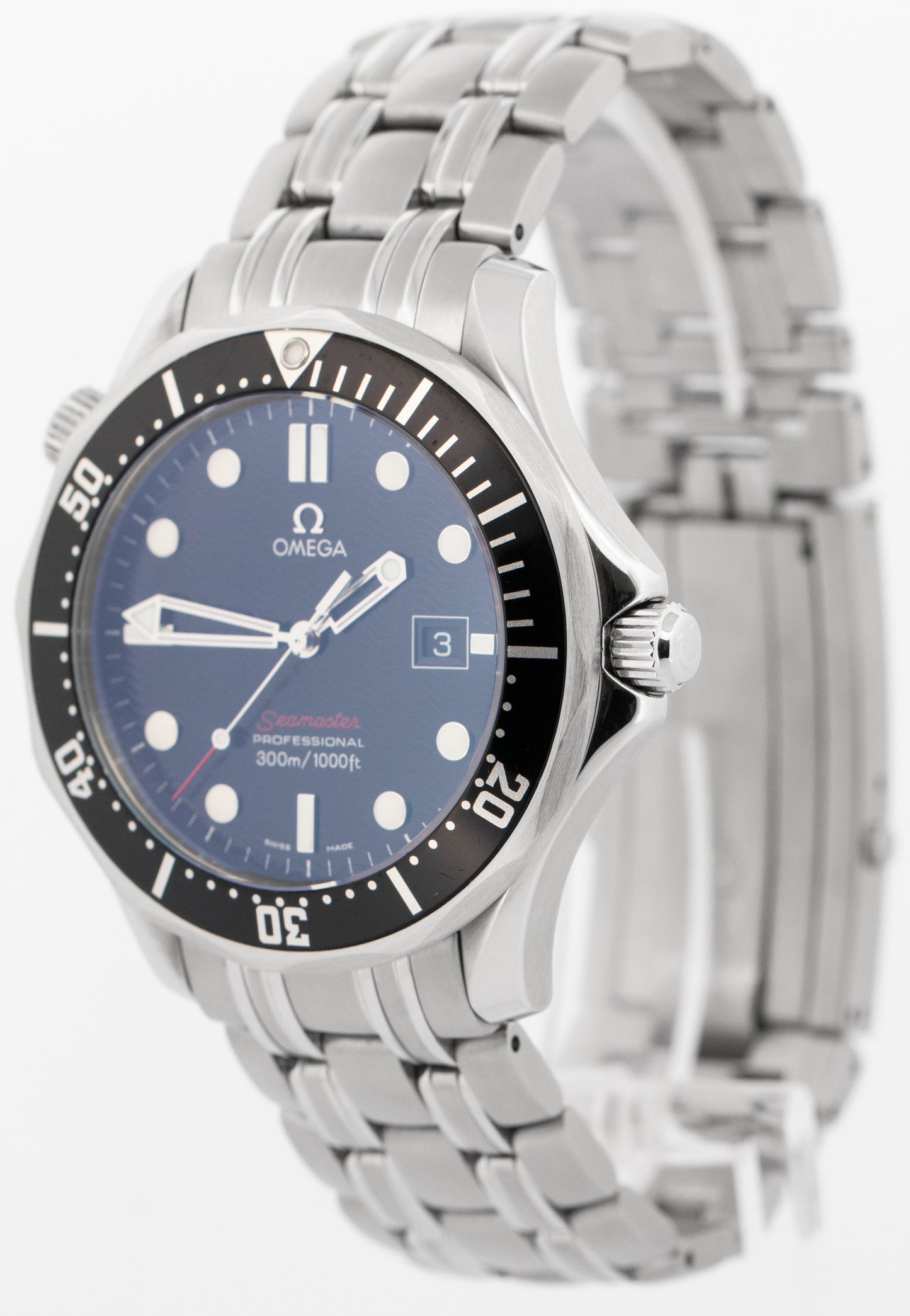 PAPERS Omega Seamaster Diver 300M 41mm BLACK WAVE Steel 212.30.41.61.01.001 BOX