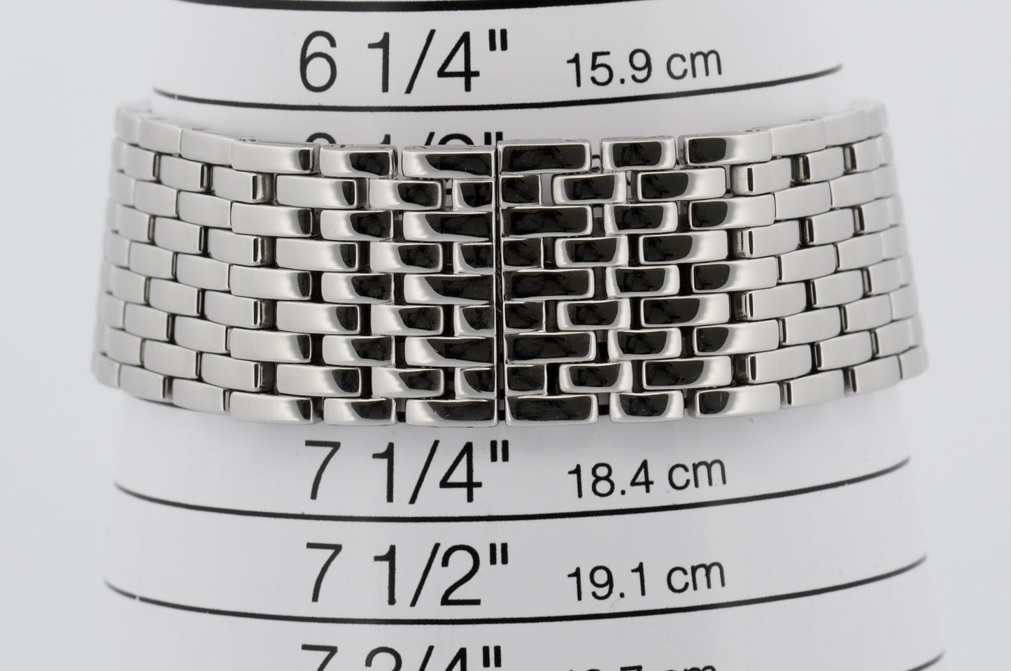 Cartier Panthere Ruban MOTHER OF PEARL Steel Quartz 21mm W61001T9 / 2420 Watch