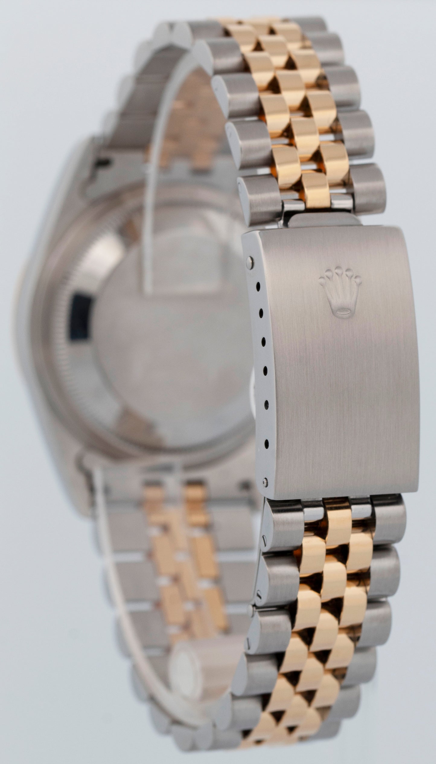 PAPERS Rolex DateJust 36mm MOP DIAMOND Two-Tone 18K Gold JUBILEE Watch 16233 BOX
