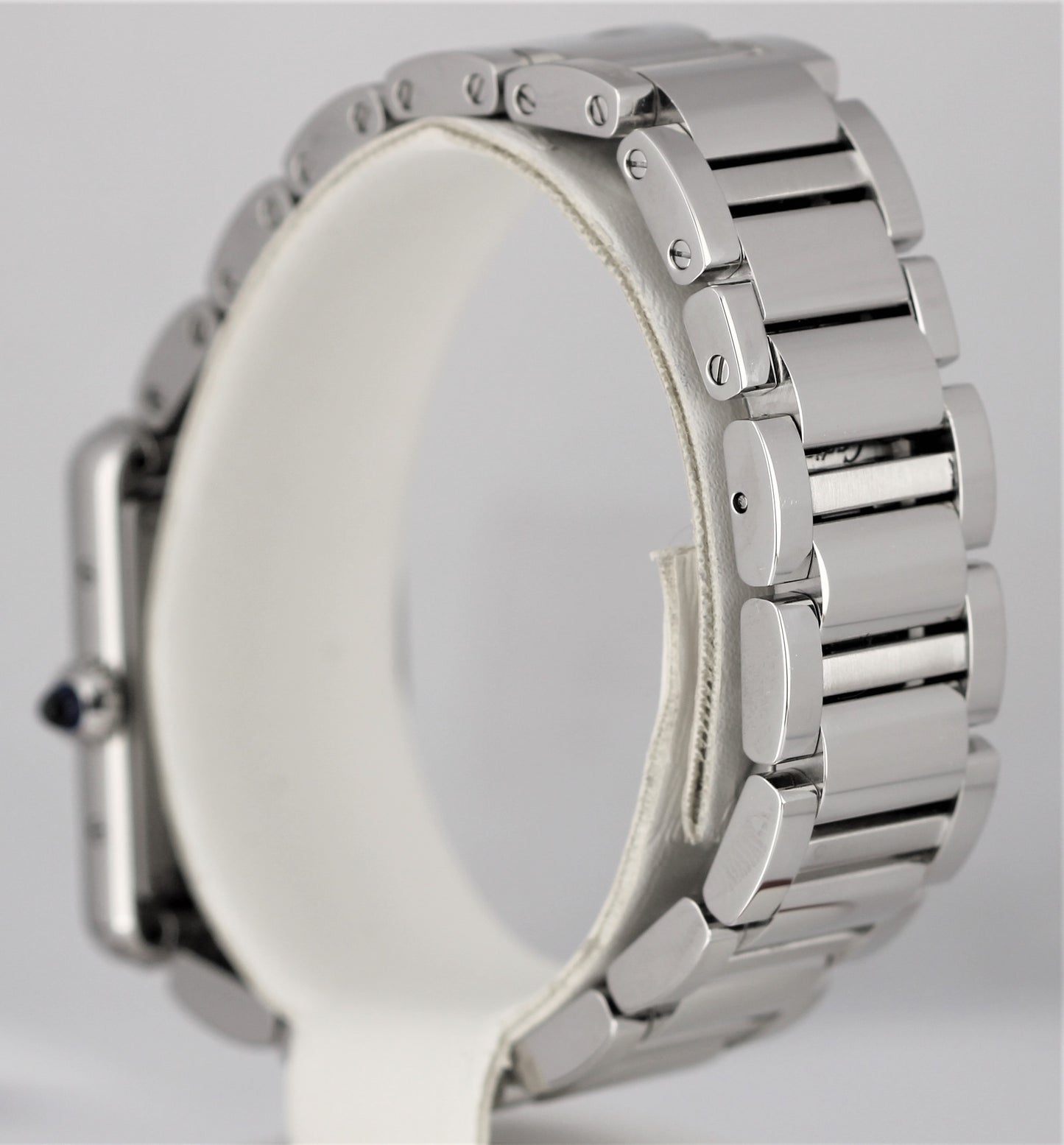Cartier Tank Must PAPERS Steel Silver Roman 29.5mmX 22mm WSTA0051 4322 Watch B+P