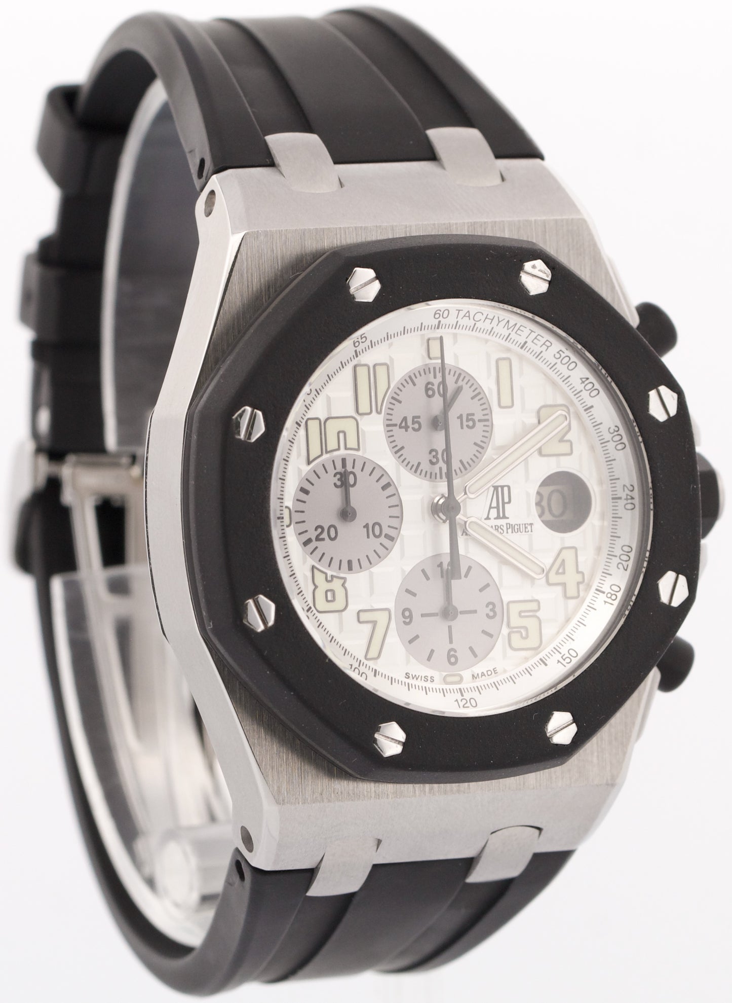 Audemars Piguet Royal Oak Offshore Chronograph WHITE 42mm Rubber 25940SK BOX