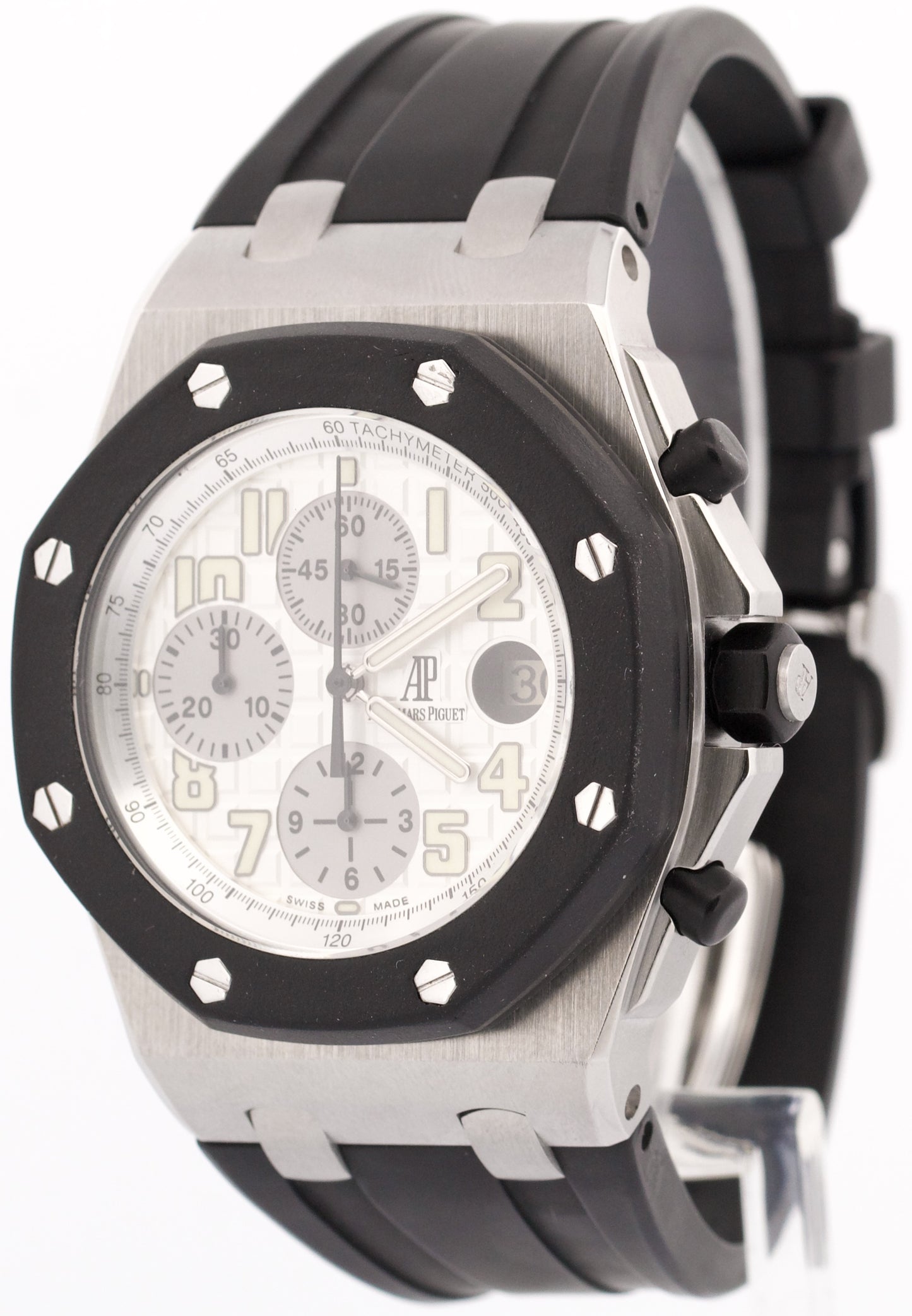 Audemars Piguet Royal Oak Offshore Chronograph WHITE 42mm Rubber 25940SK BOX