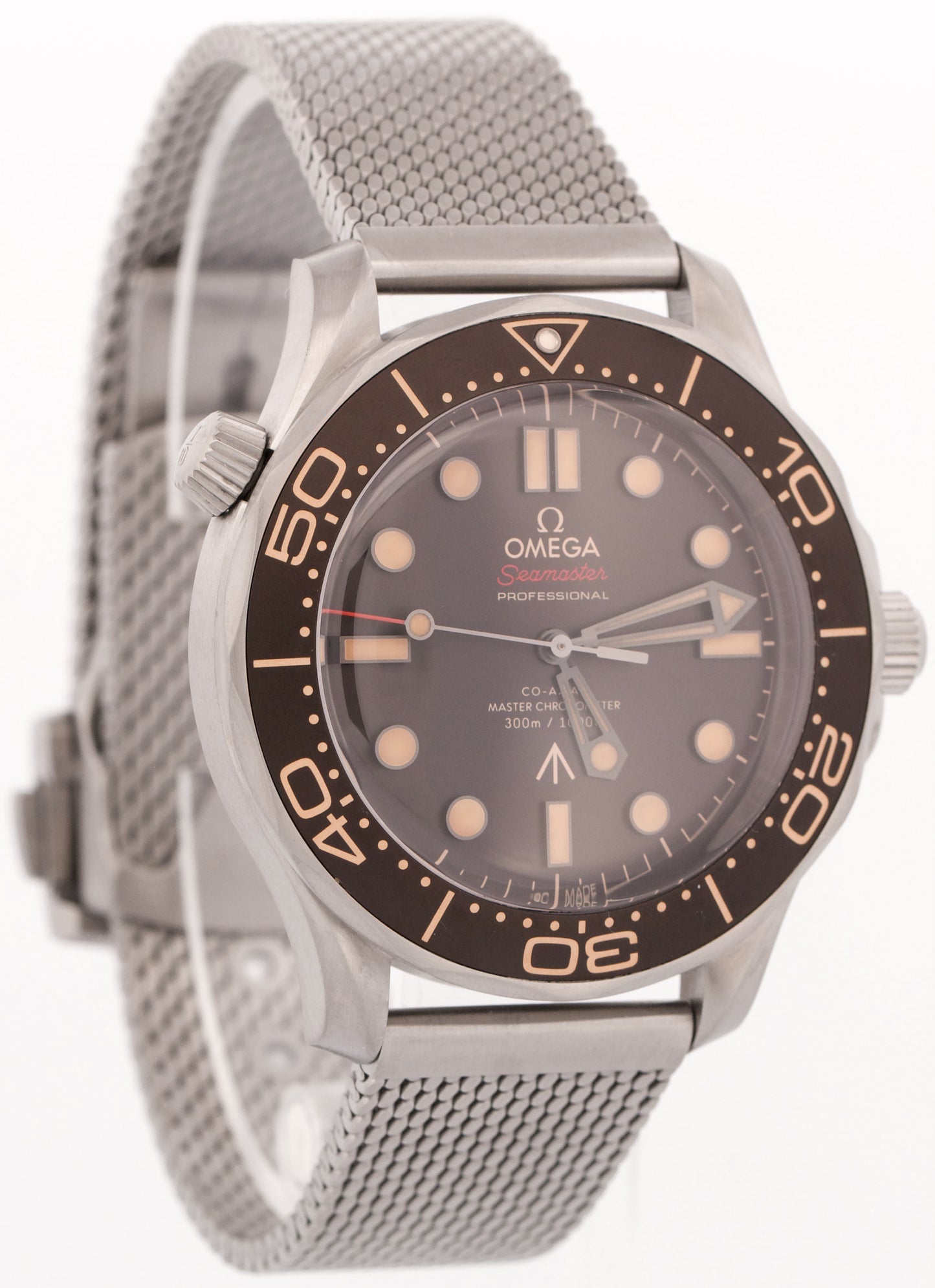 MINT PAPERS Omega Seamaster 007 Bond 42mm Brown TITANIUM 210.92.42.20.01.001 BOX