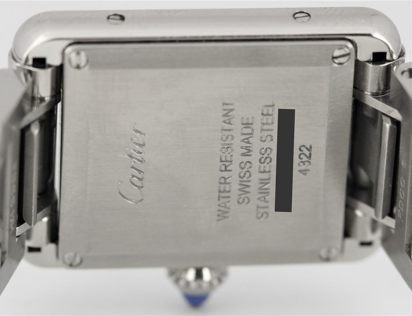 Cartier Tank Must PAPERS Steel Silver Roman 29.5mmX 22mm WSTA0051 4322 Watch B+P