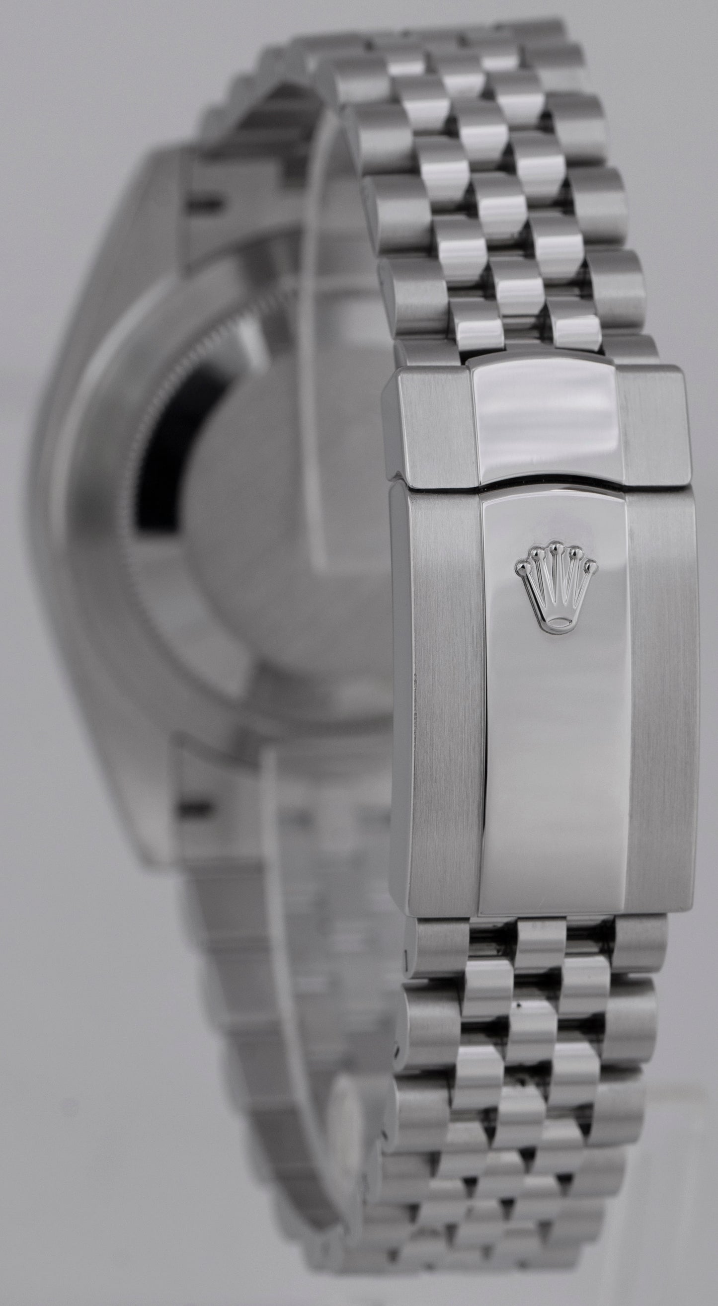 MINT 2021 PAPERS Rolex DateJust 41 Rhodium Stainless Jubilee Watch 126300 B+P