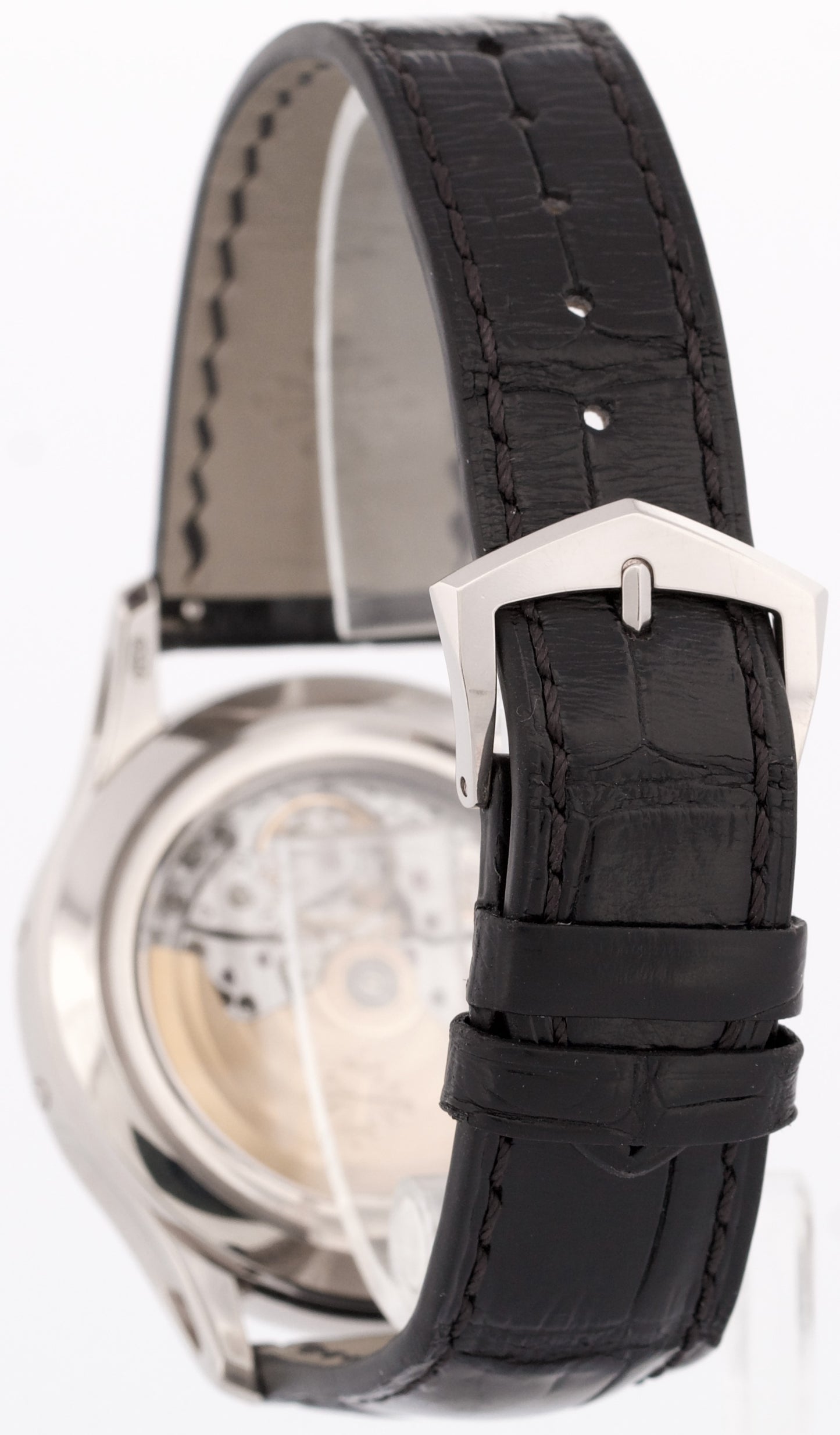 Patek Philippe Annual Calendar 18K White Gold GRAY SILVER Leather 40mm 5205G