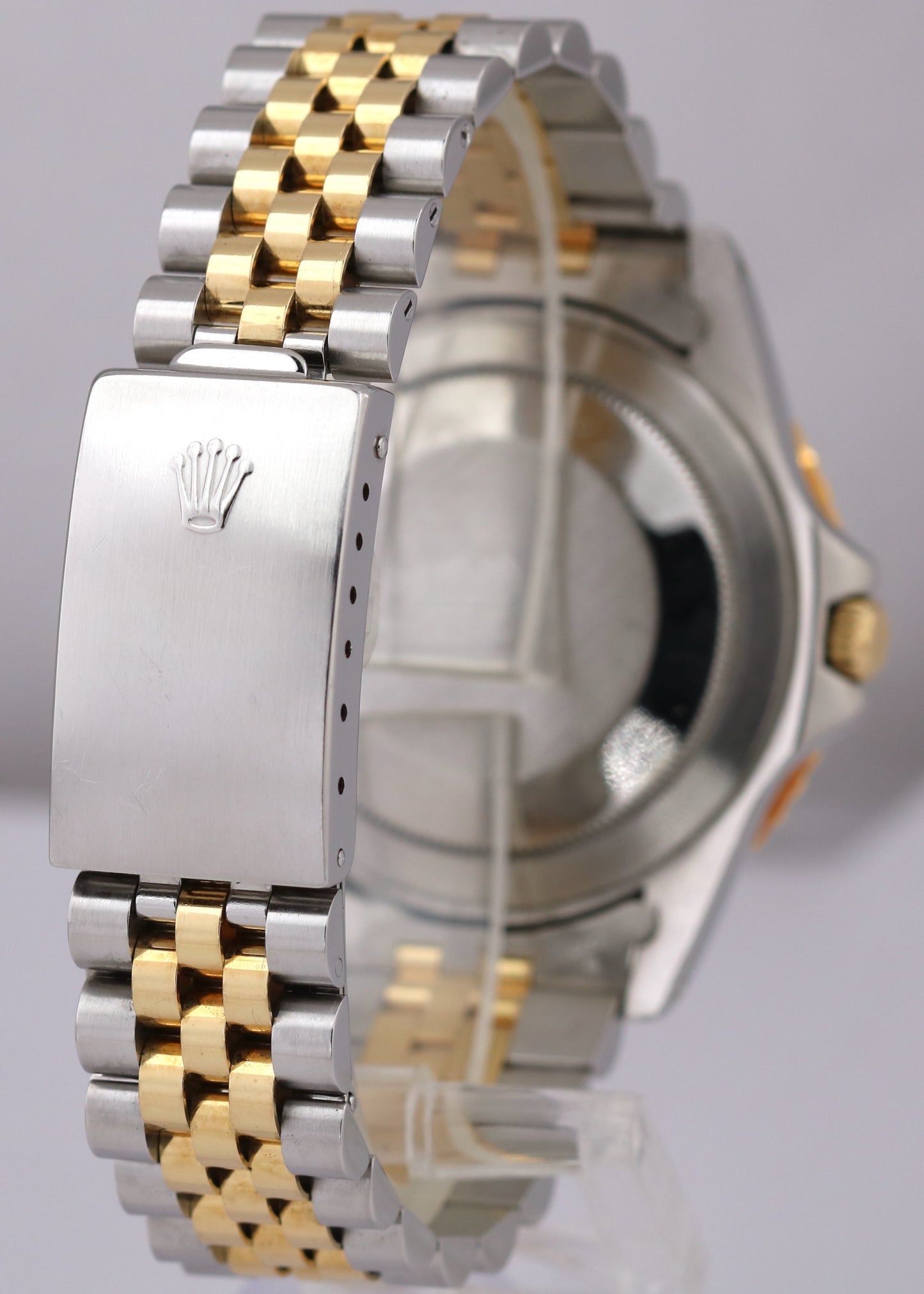Rolex GMT-Master ROOT BEER Brown CHAMPAGNE DIAMOND 18K Gold Steel JUBILEE 16753