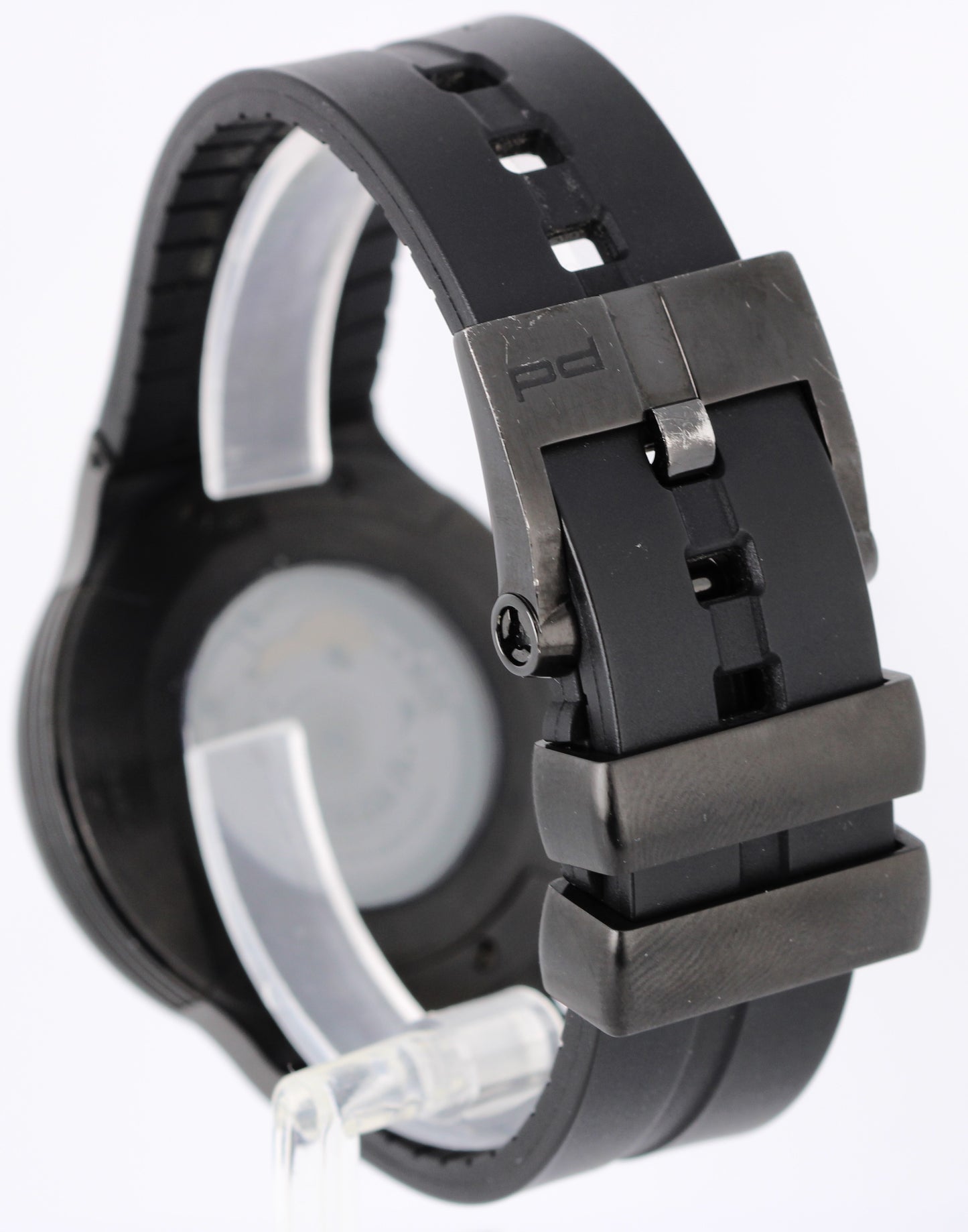 Porsche Design Flat Six P'6350 Steel Black Orange 44mm 6350.43 Rubber Watch