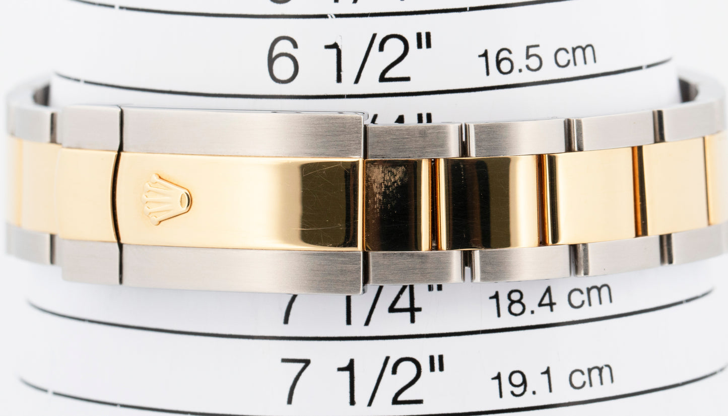 Rolex DateJust II Two-Tone WIMBLEDON Yellow Gold Steel Oyster 41mm 116333 Watch