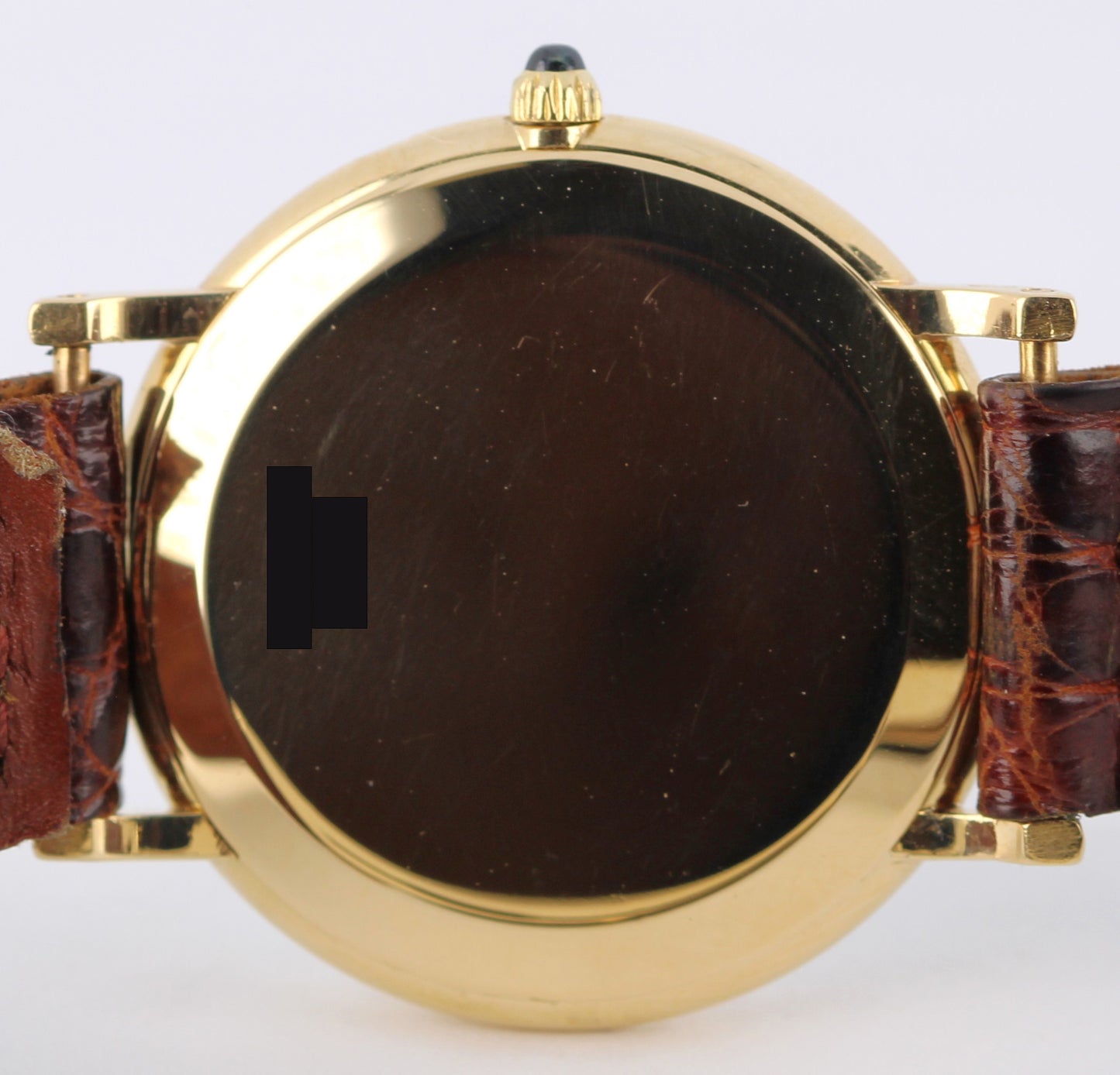VINTAGE Piaget Classic Ultra-Thin Dress 18k Gold White Roman 27mm 9015 Watch