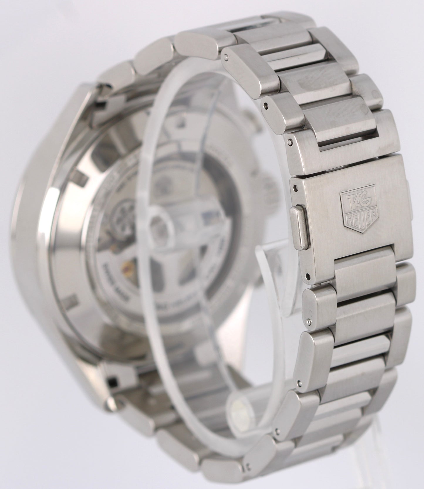 Tag Heuer Carrera Stainless Steel Black Rose Toned Arabic 43mm CAR2014.0 Watch