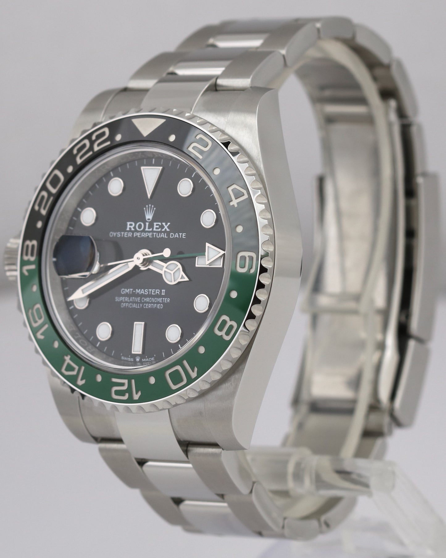 BRAND NEW 2024 Rolex GMT-Master II SPRITE GREEN Black 40mm 126720 VTNR Watch BOX