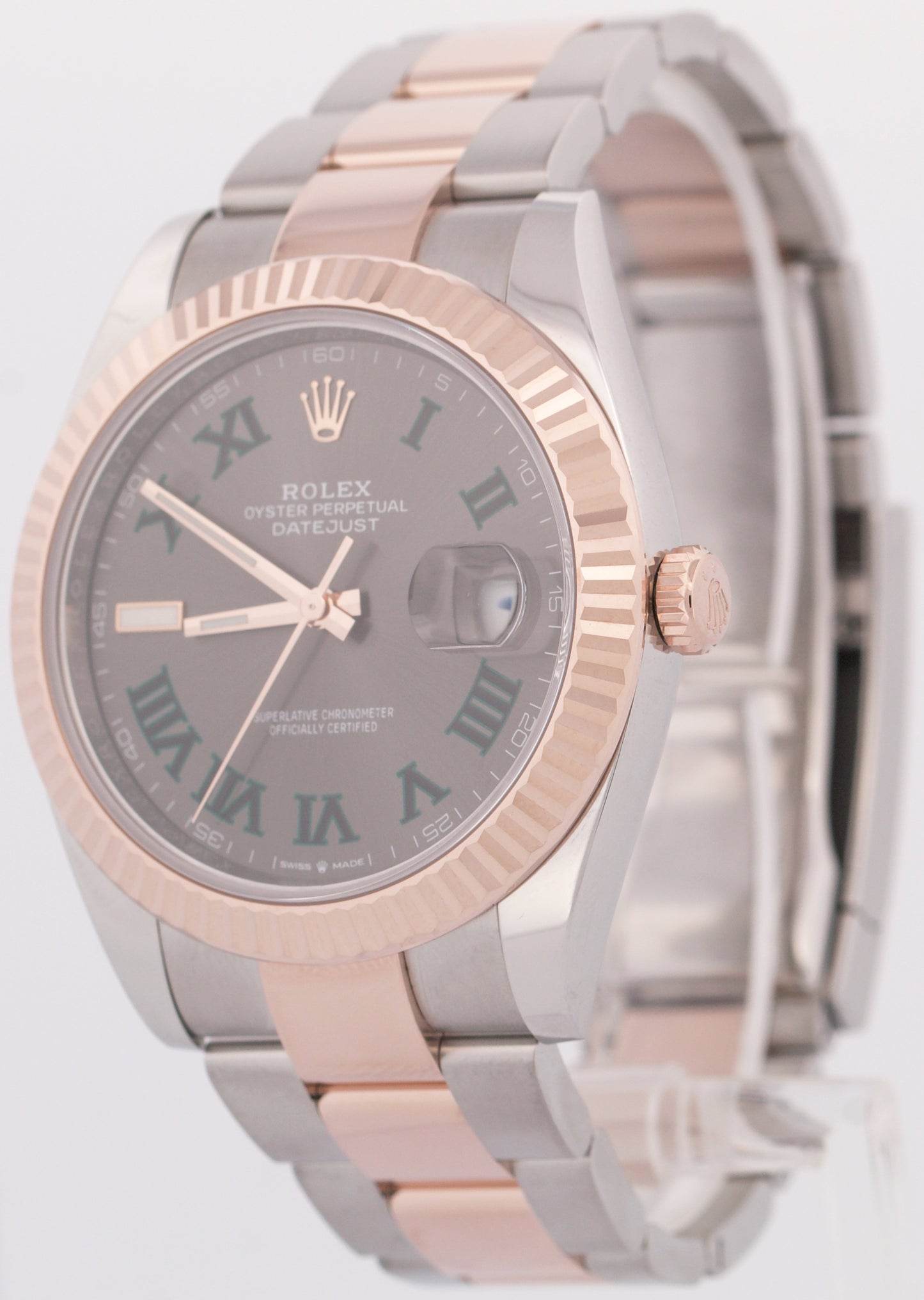 MINT 2022 PAPERS Rolex DateJust 41mm WIMBLEDON Steel 18K Gold OYSTER 126331 BOX