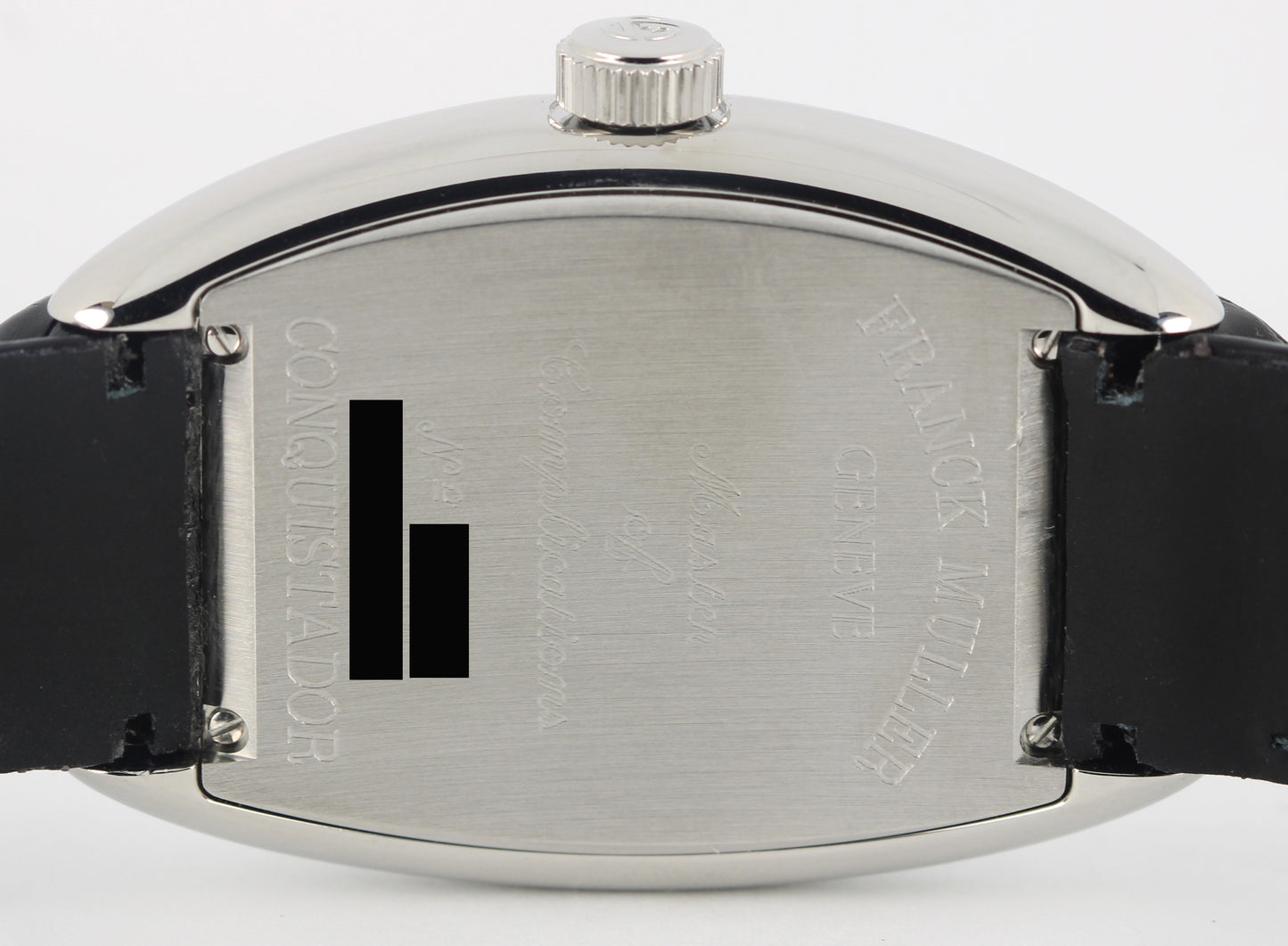 Franck Muller Conquistador Cintree Curvex Stainless Silver 35mm 8005 SC Watch