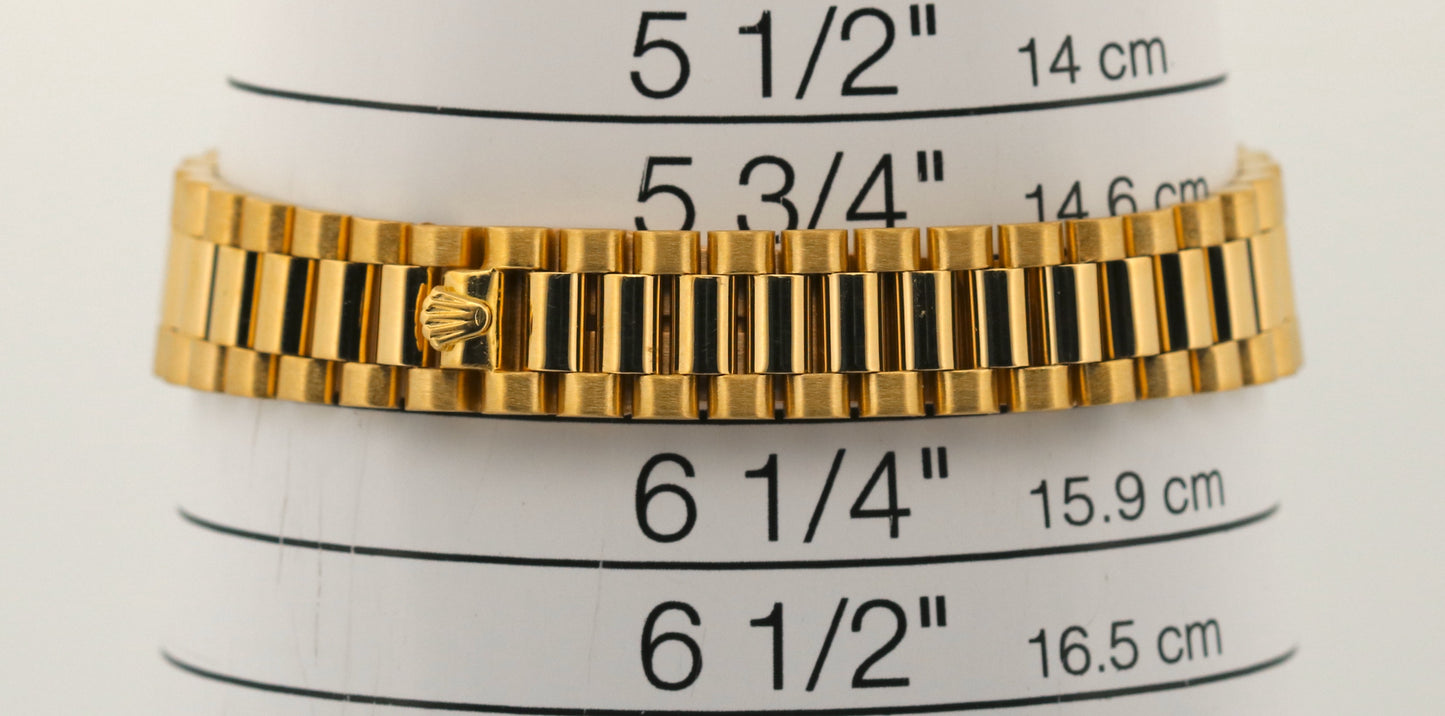 Ladies Rolex DateJust President 26mm MOTHER OF PEARL DIAMOND 18K Gold 6917