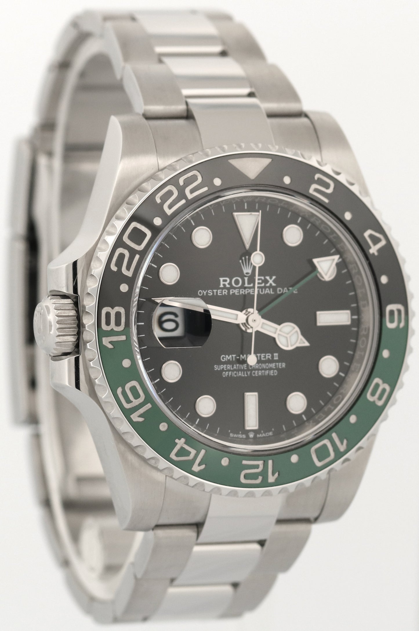 2023 PAPERS Rolex GMT-Master II SPRITE GREEN 40mm Black Oyster 126720 VTNR BOX
