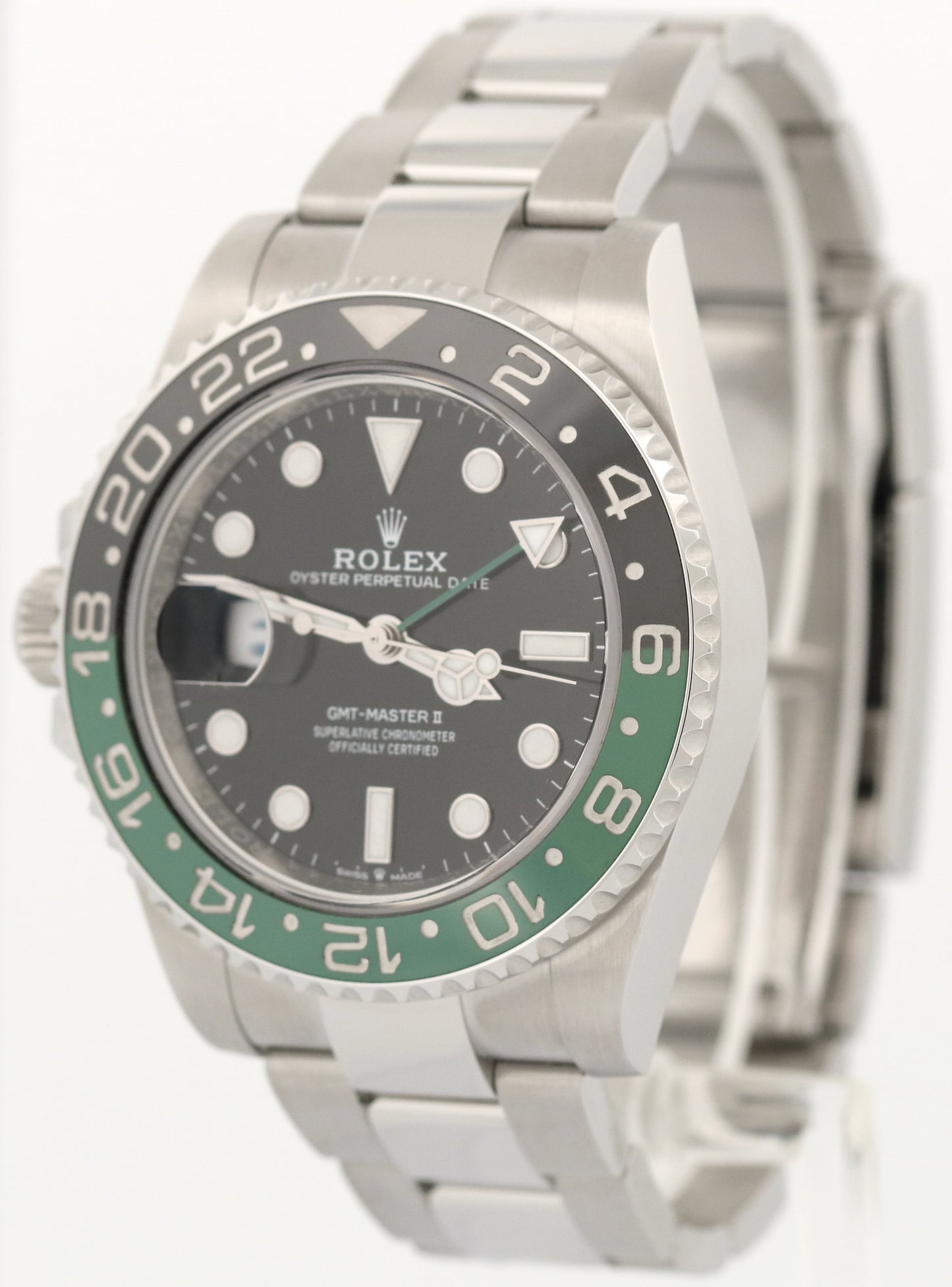 2023 PAPERS Rolex GMT-Master II SPRITE GREEN 40mm Black Oyster 126720 VTNR BOX
