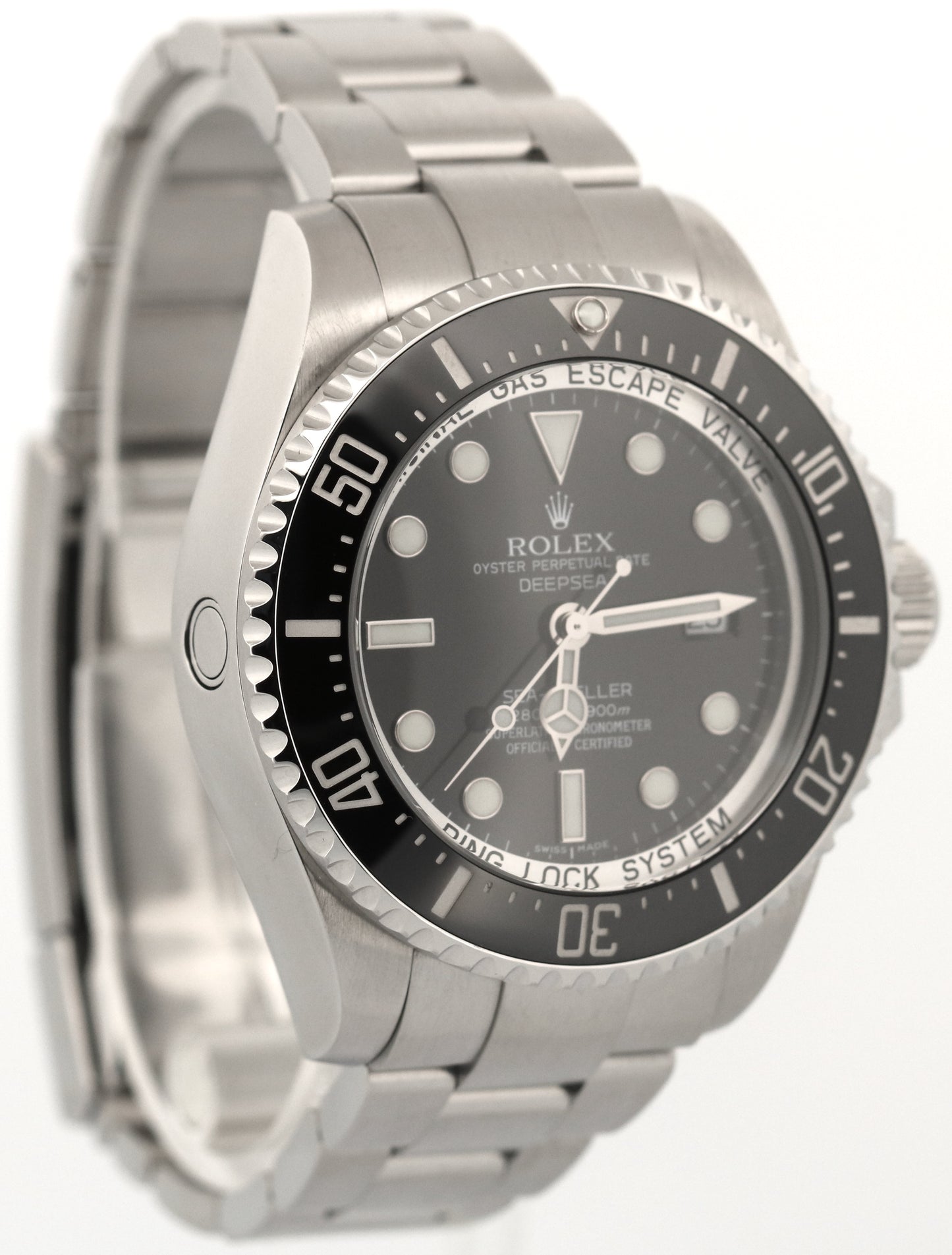 MINT PAPERS Rolex Sea-Dweller Deepsea 44mm BLACK Ceramic Steel Dive 116660 BOX