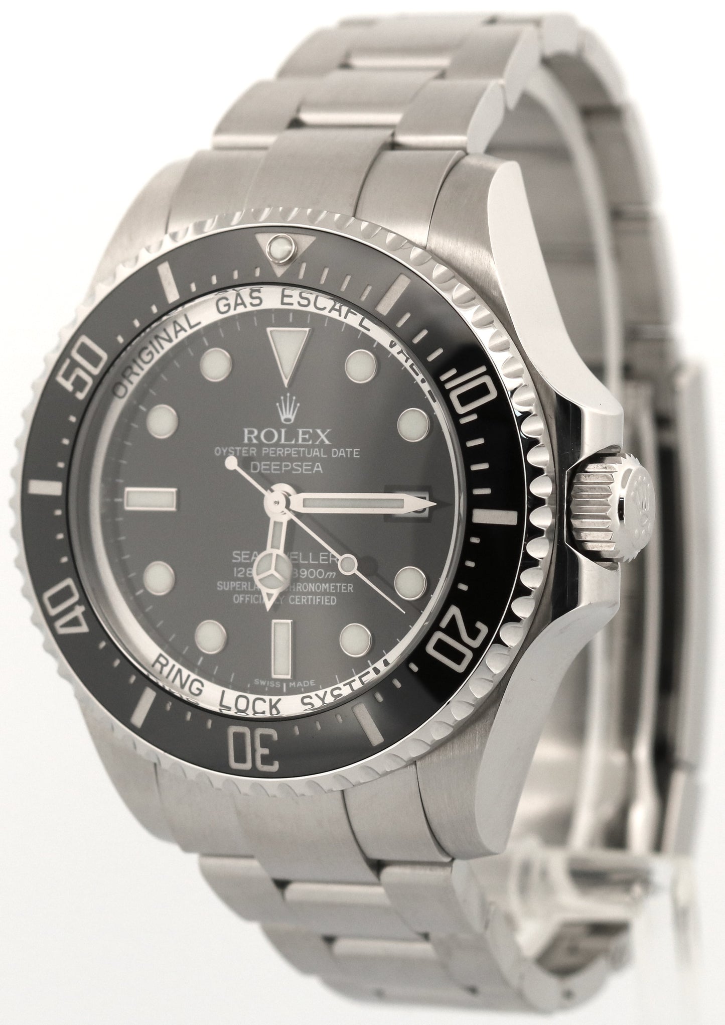 MINT PAPERS Rolex Sea-Dweller Deepsea 44mm BLACK Ceramic Steel Dive 116660 BOX