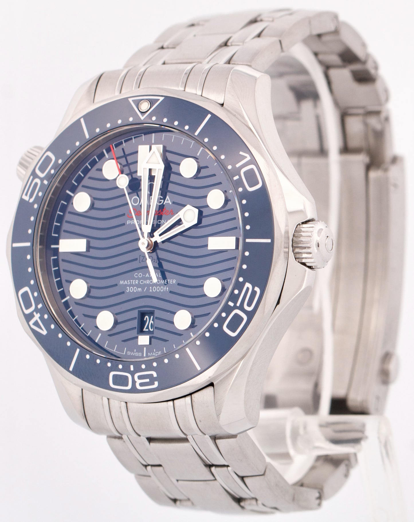 MINT PAPERS Omega Seamaster Diver 42mm BLUE WAVE Steel 210.30.42.20.03.001 BOX