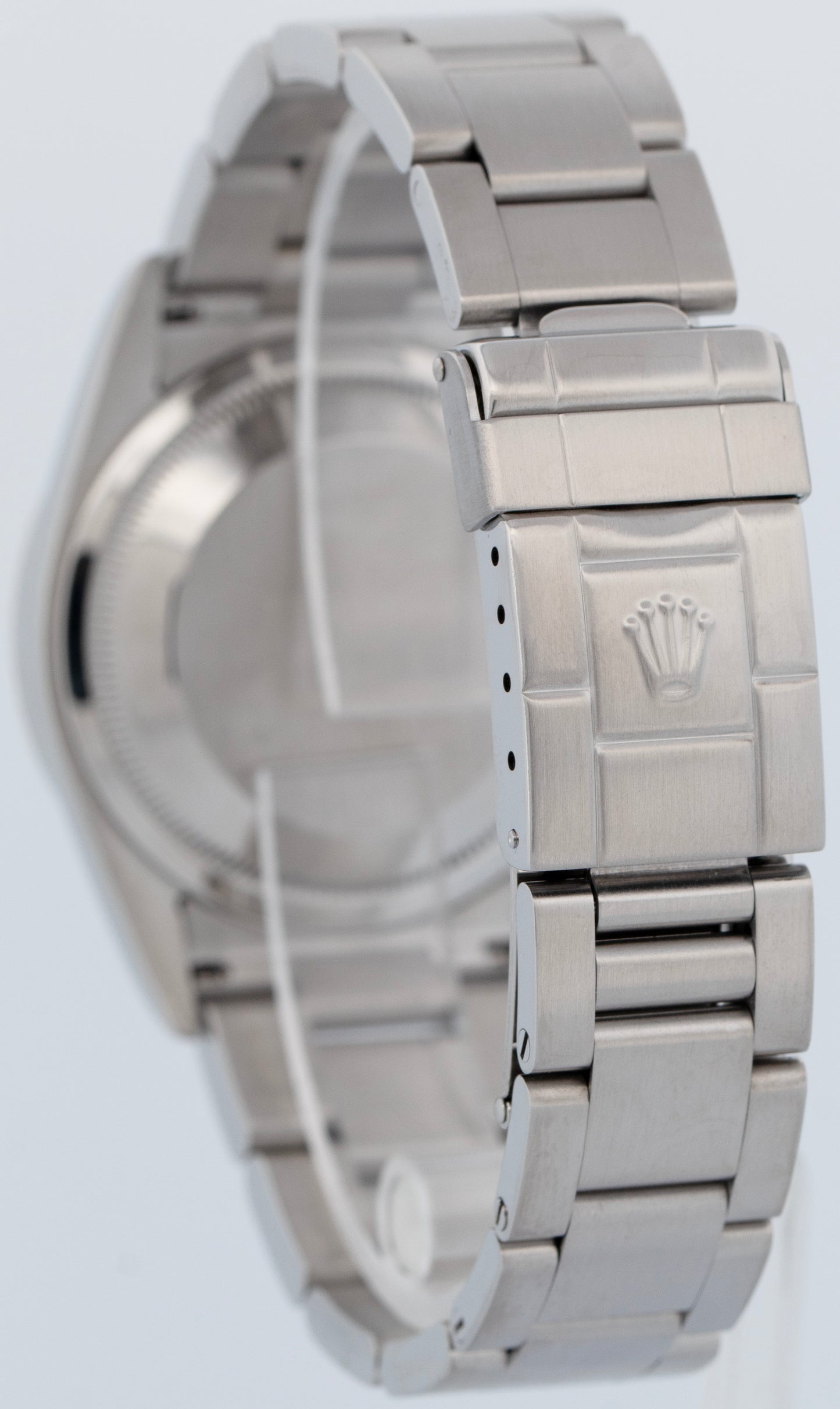 MINT Rolex Explorer I Black 36mm 3-6-9 Stainless Steel Automatic Watch 114270
