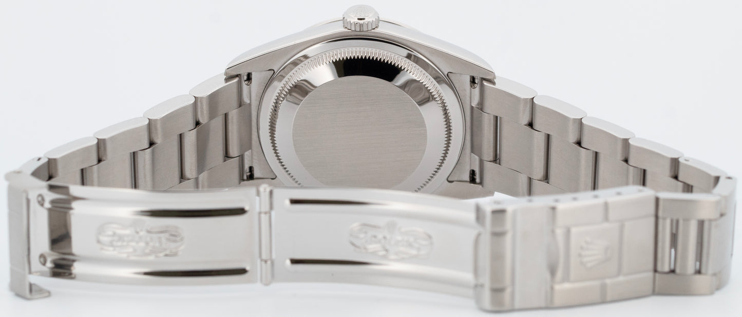 MINT Rolex Explorer I Black 36mm 3-6-9 Stainless Steel Automatic Watch 114270