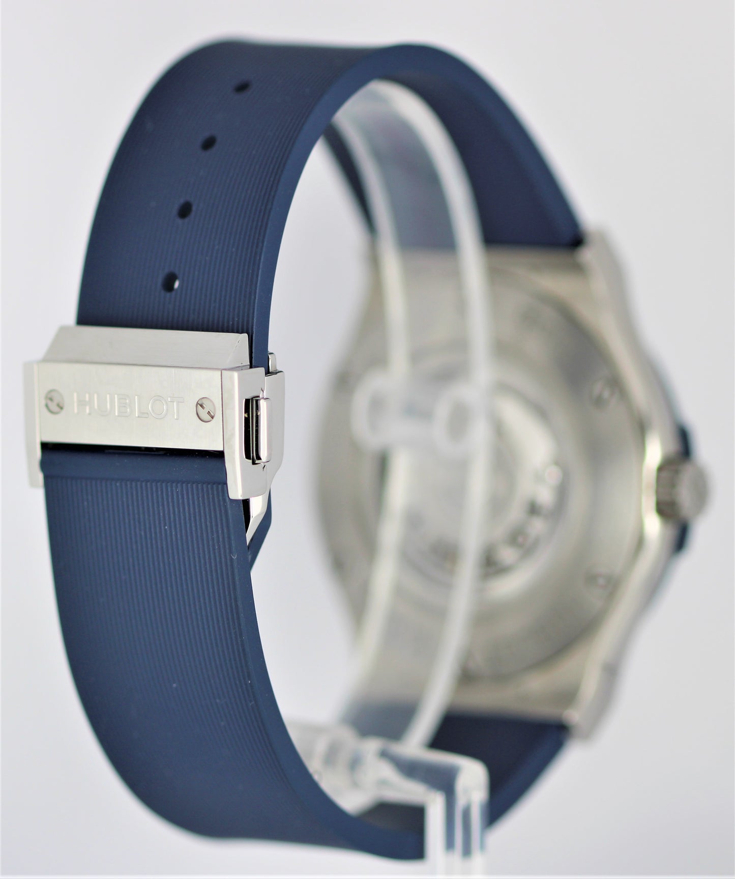 Hublot Classic Fusion Titanium Blue 45mm Rubber 511.NX.7170.RX Watch BOX