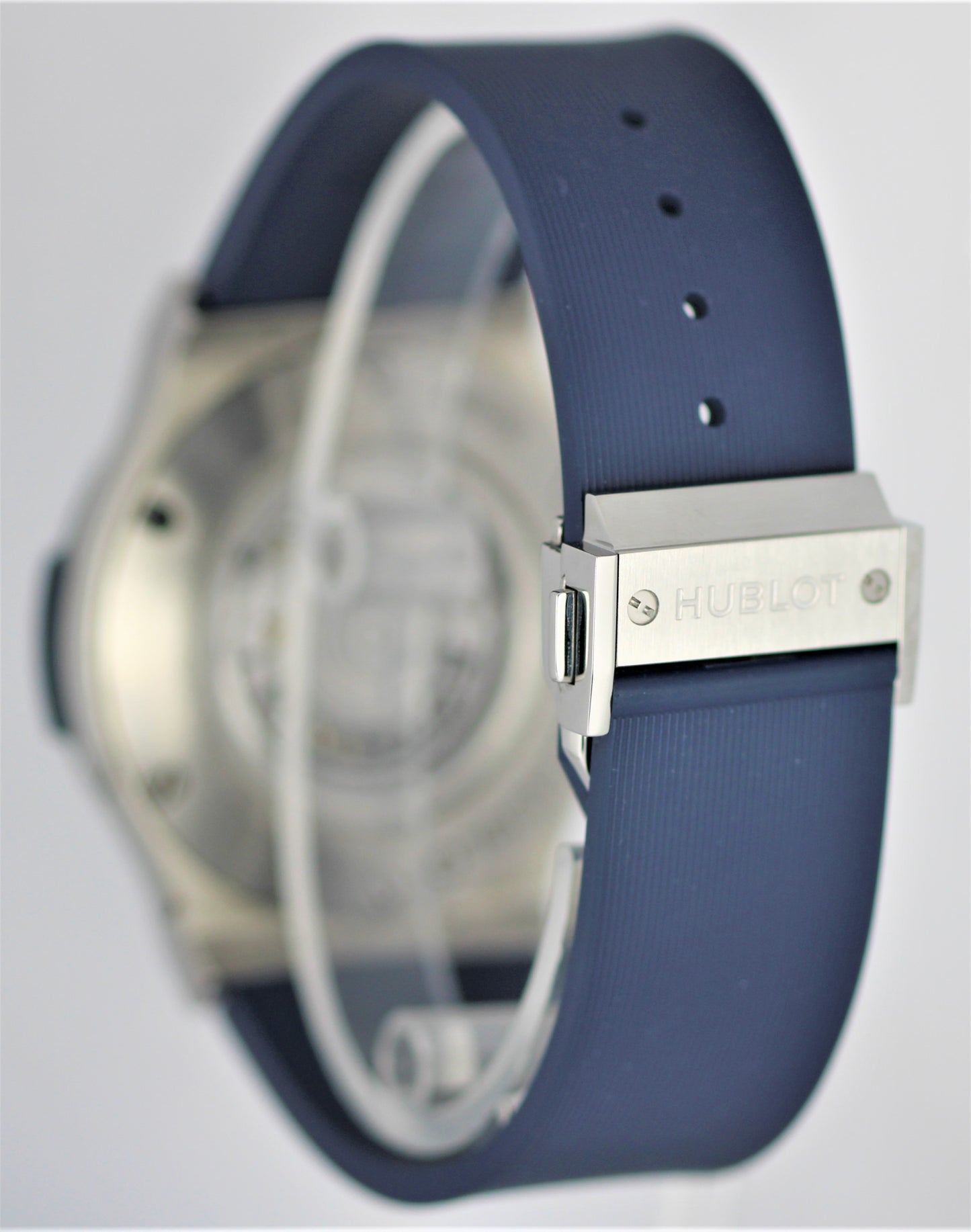 Hublot Classic Fusion Titanium Blue 45mm Rubber 511.NX.7170.RX Watch BOX