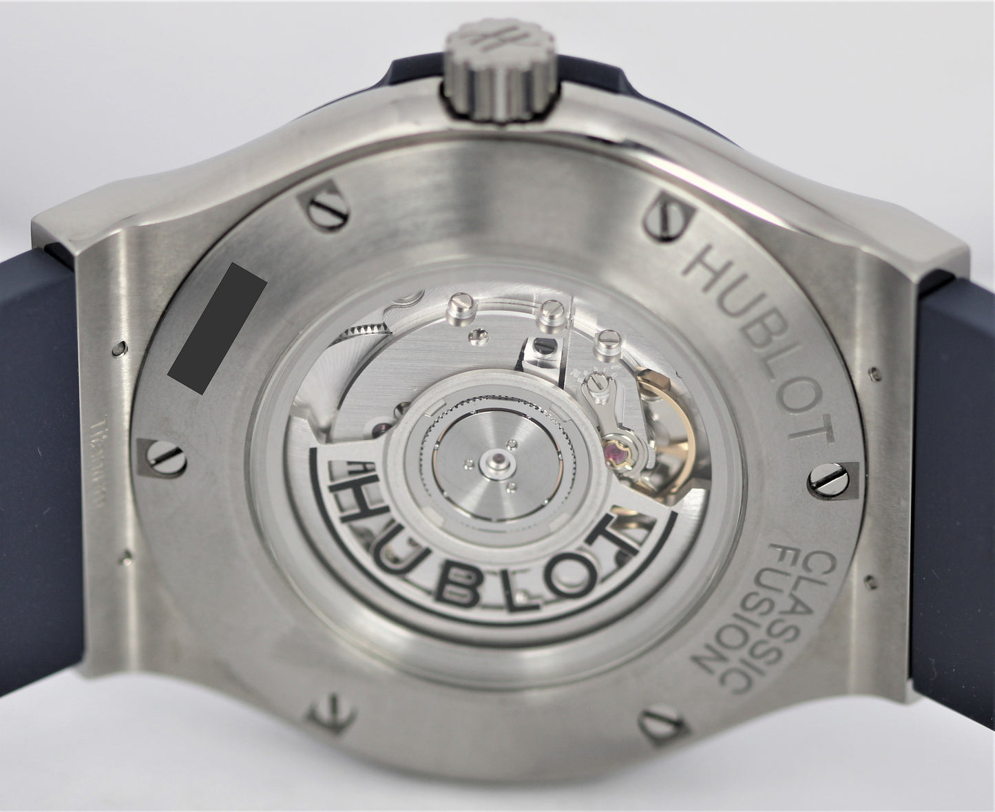 Hublot Classic Fusion Titanium Blue 45mm Rubber 511.NX.7170.RX Watch BOX