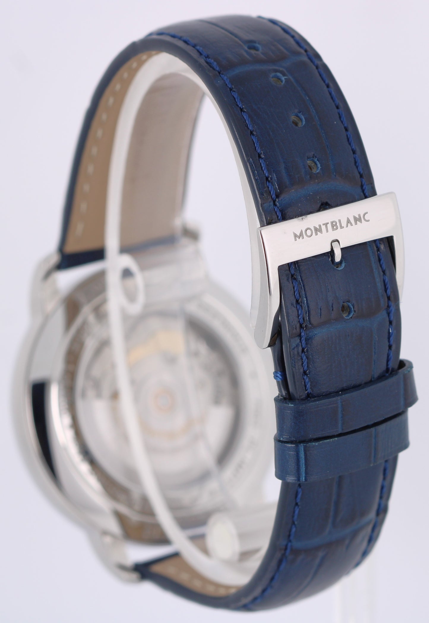 JUNE 2025 PAPERS Montblanc Star Legacy Steel Blue 39mm MB129628 Watch BOX