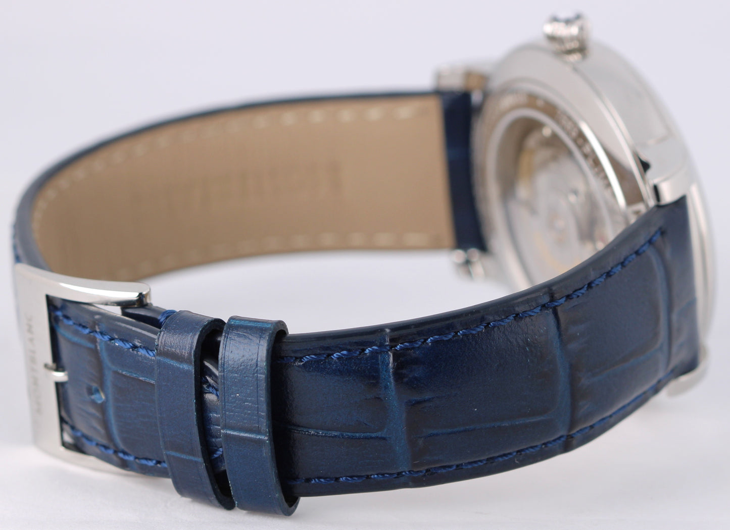 JUNE 2025 PAPERS Montblanc Star Legacy Steel Blue 39mm MB129628 Watch BOX