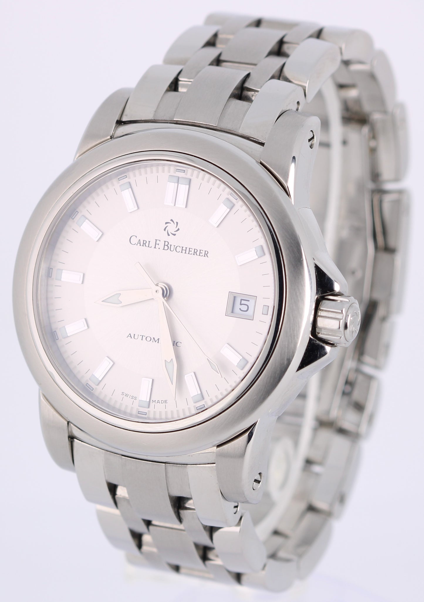 Carl F. Bucherer Patravi Stainless Steel Silver 38mm 10617.08A Automatic Watch