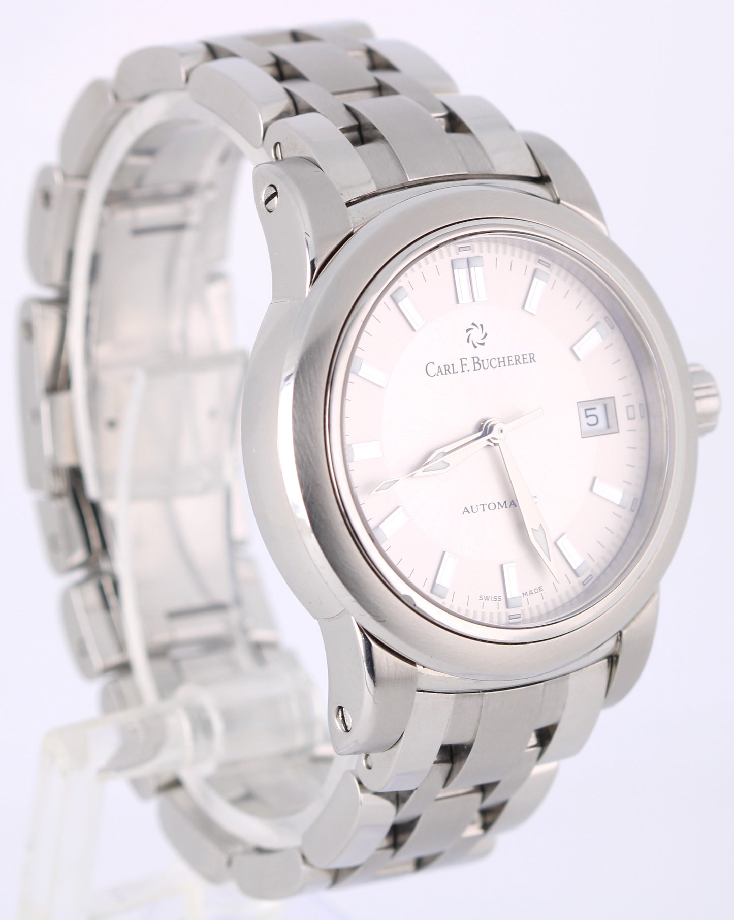 Carl F. Bucherer Patravi Stainless Steel Silver 38mm 10617.08A Automatic Watch