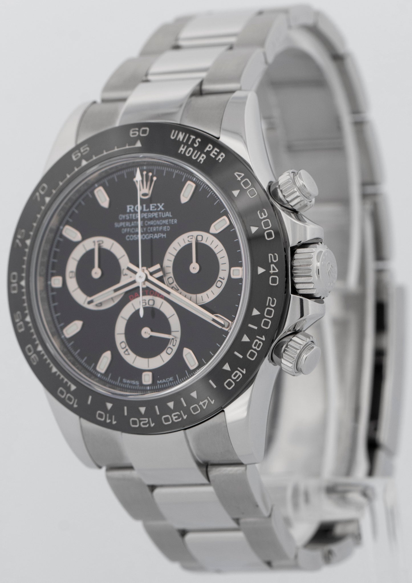 MINT PAPERS Rolex Daytona Cosmograph 116500LN Ceramic Black 40mm Steel Watch BOX