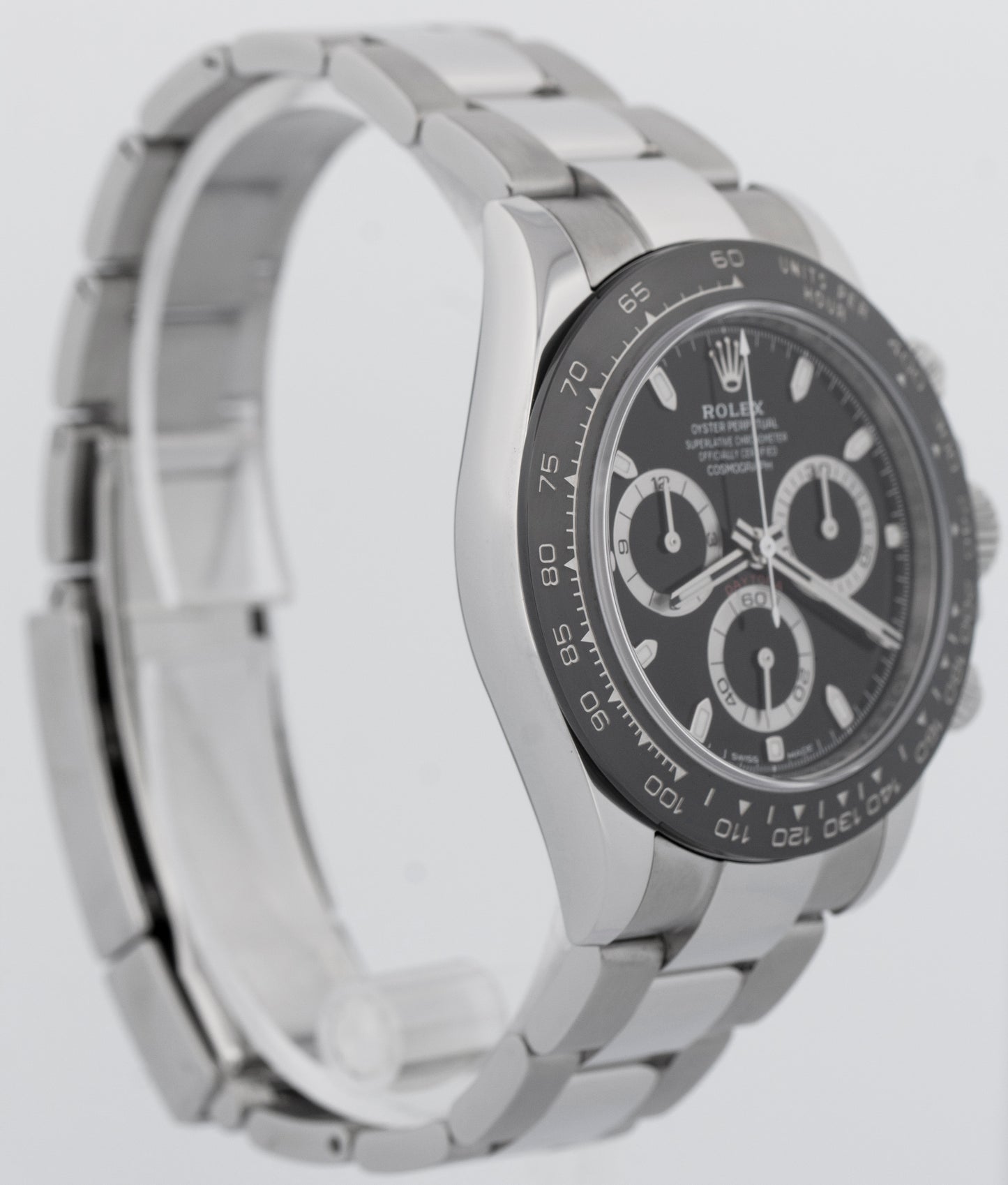 MINT PAPERS Rolex Daytona Cosmograph 116500LN Ceramic Black 40mm Steel Watch BOX