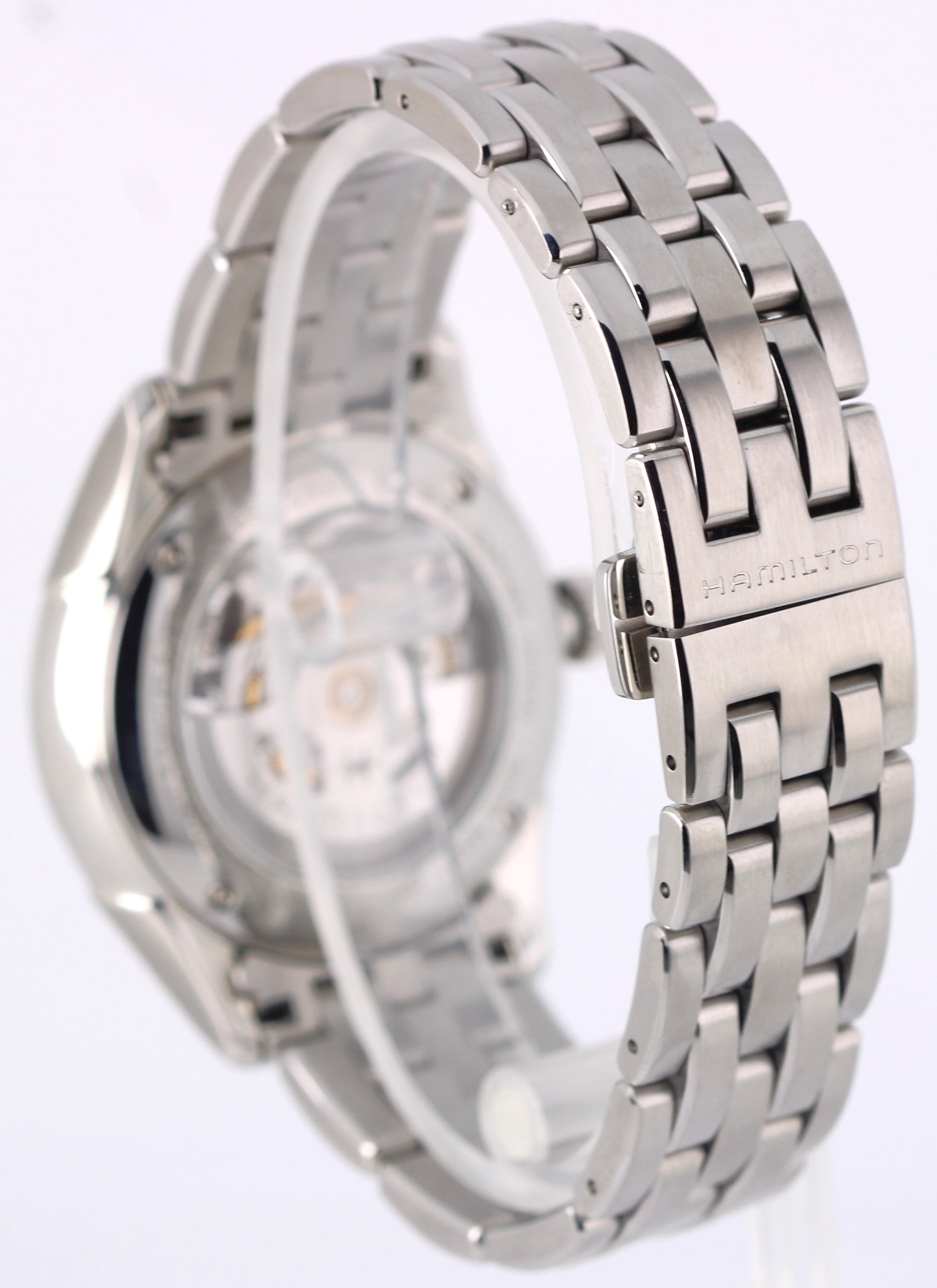 Hamilton Jazzmaster Viewmaster Skeleton Gent 40mm Steel H425551 Watch BOX